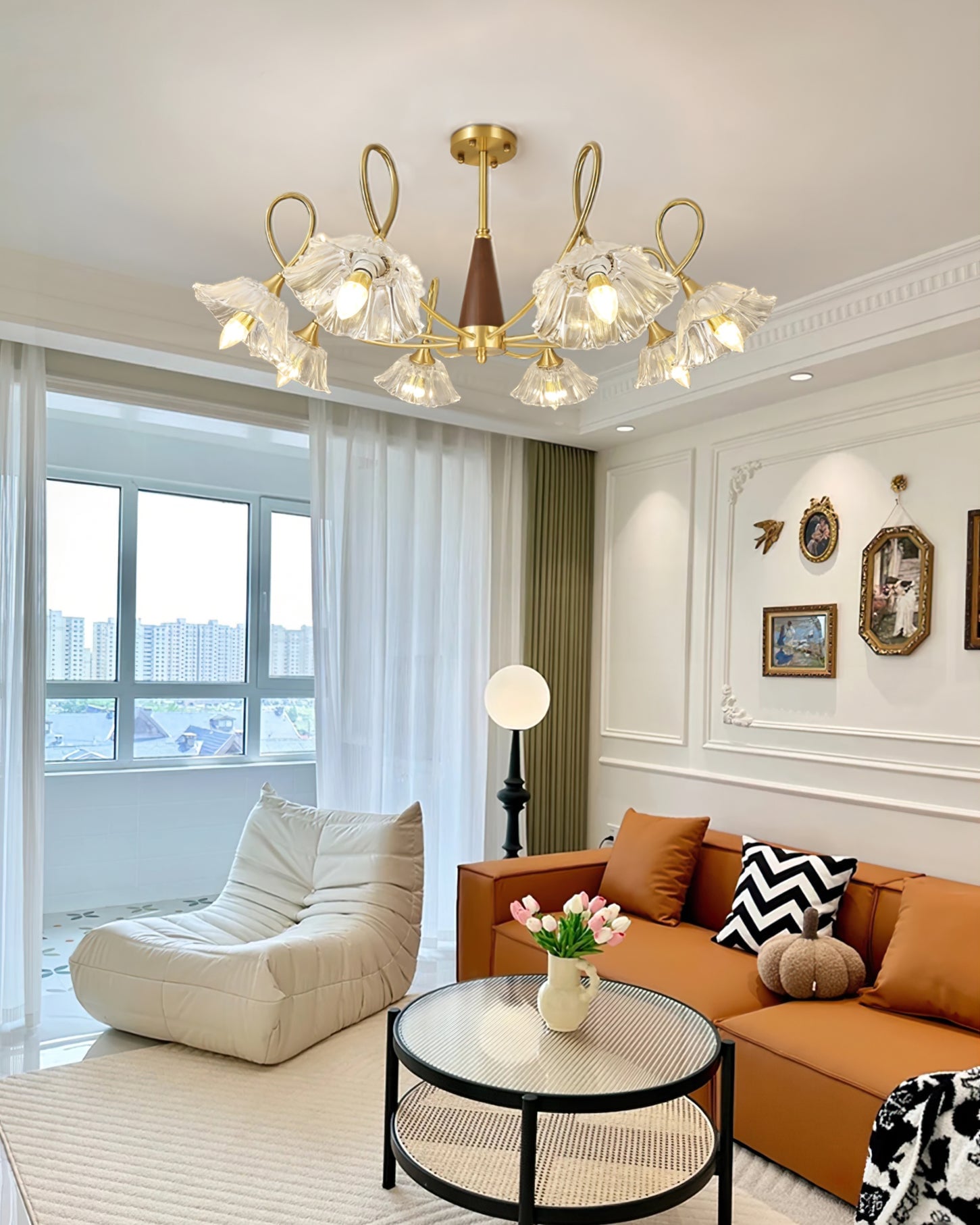 Ercole Glass Chandelier - Lumpaz