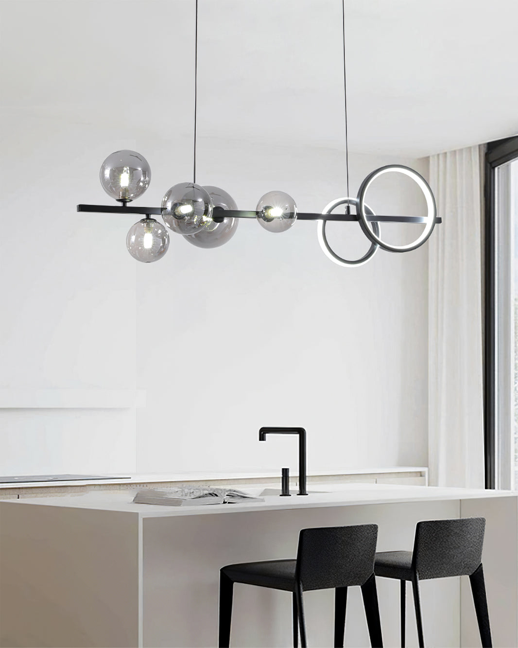 Bubi Glass Chandelier - Lumpaz