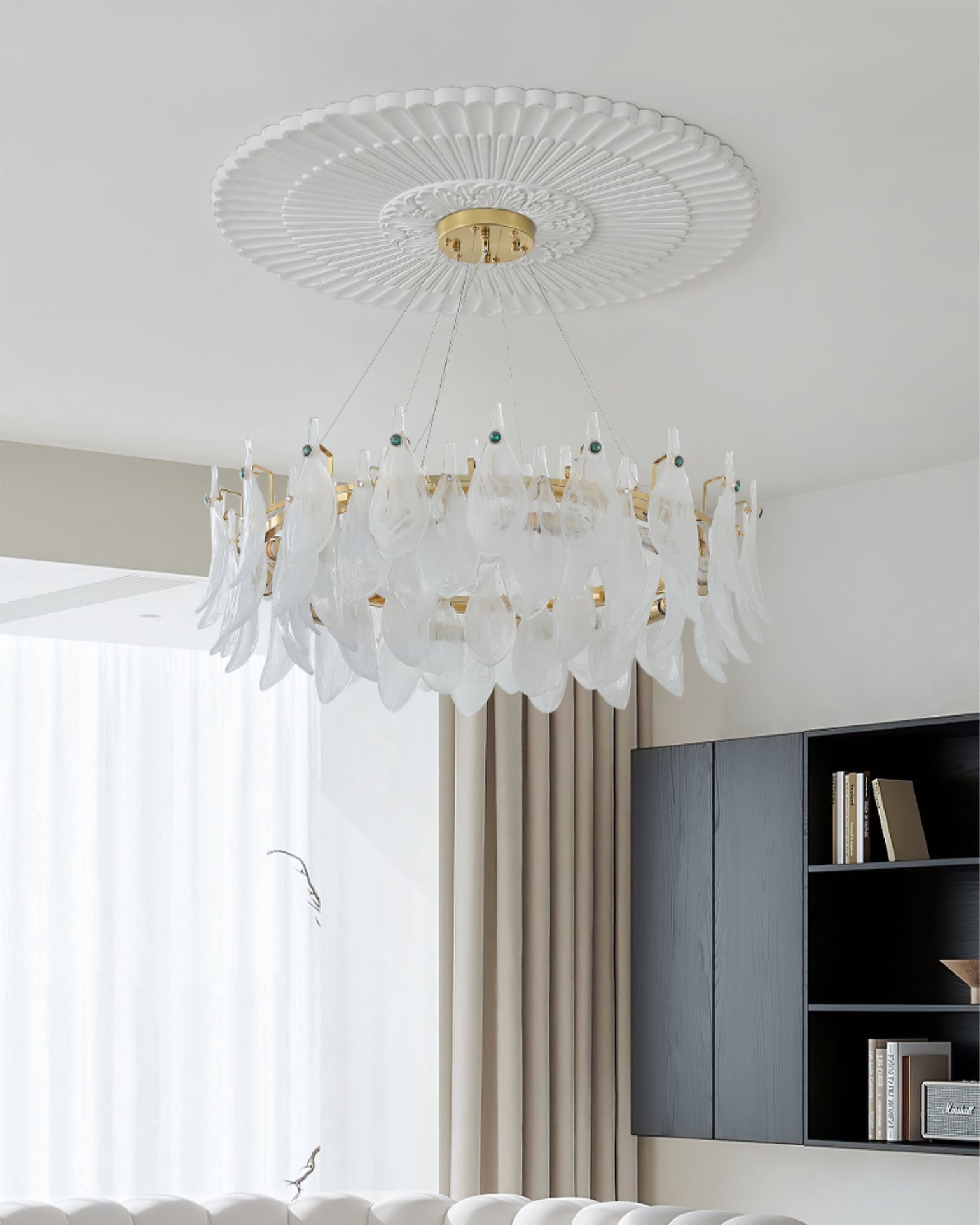 Valentino Cloud Glass Chandelier - Lumpaz
