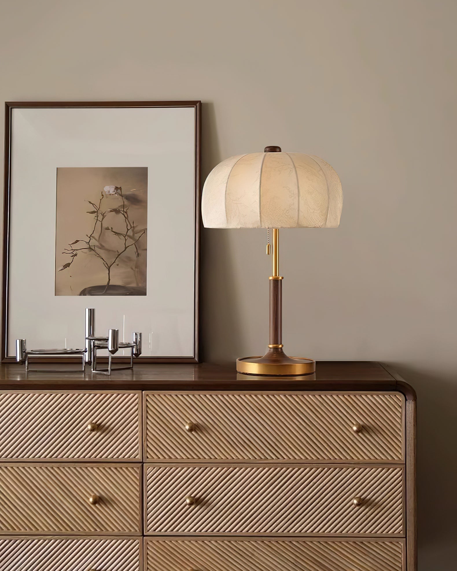 Orchid Fabric Table Lamp - Lumpaz