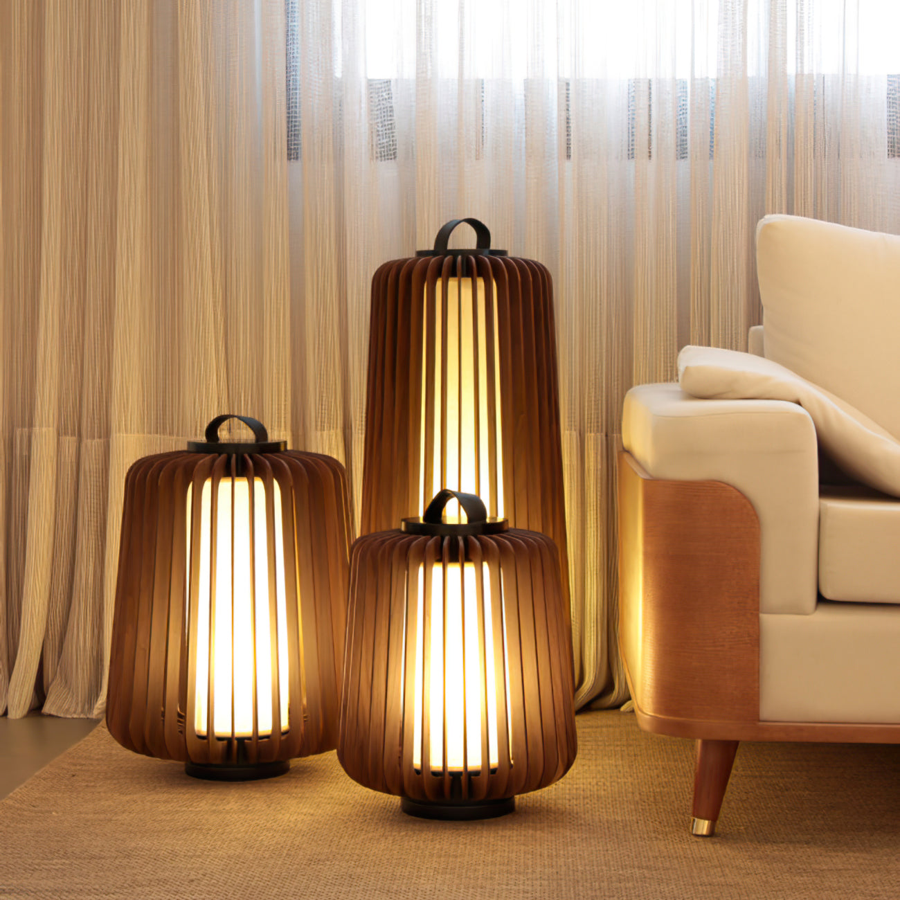 Legno Outdoor Table Lamp - Lumpaz