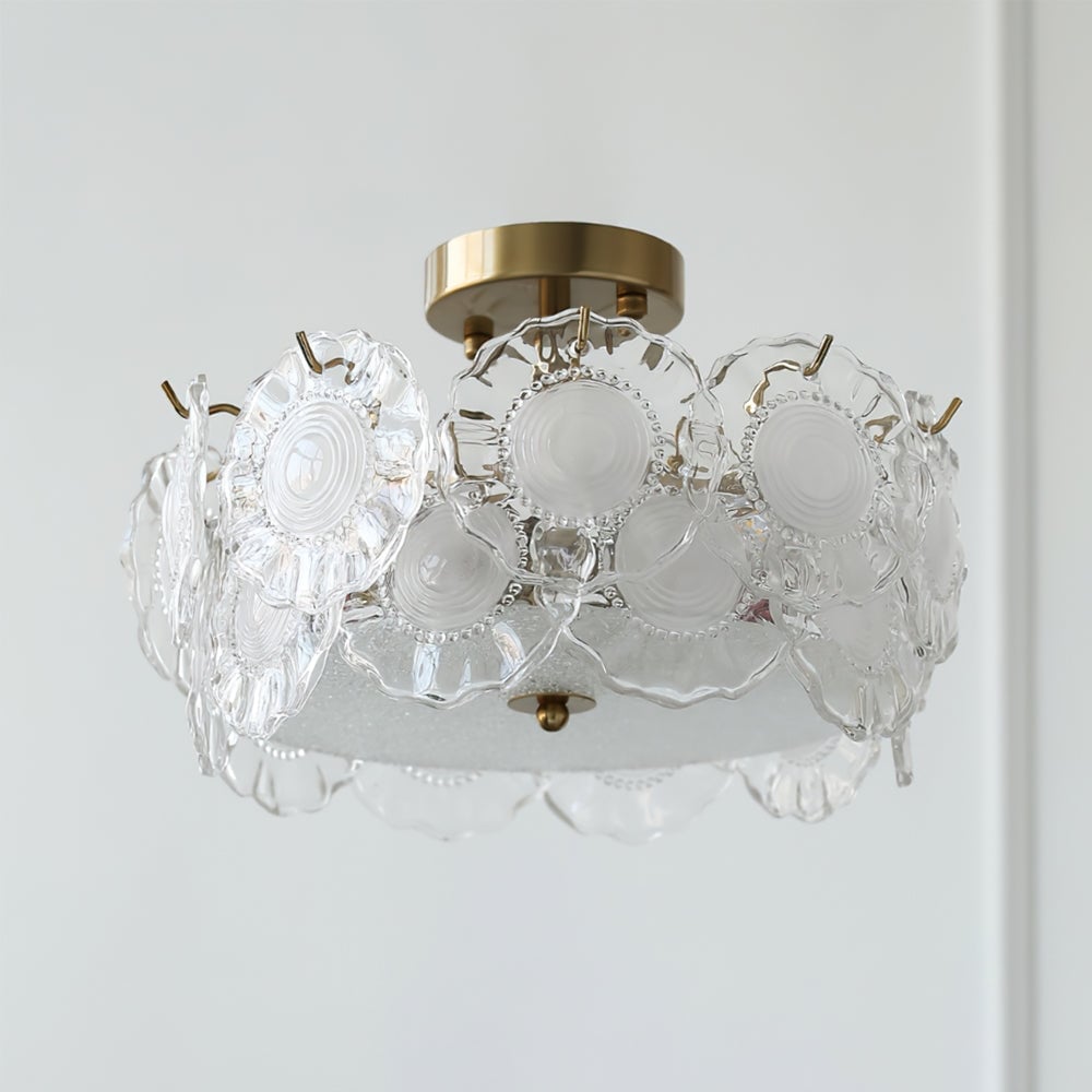 Pobllem Glass Ceiling Lamp - Lumpaz