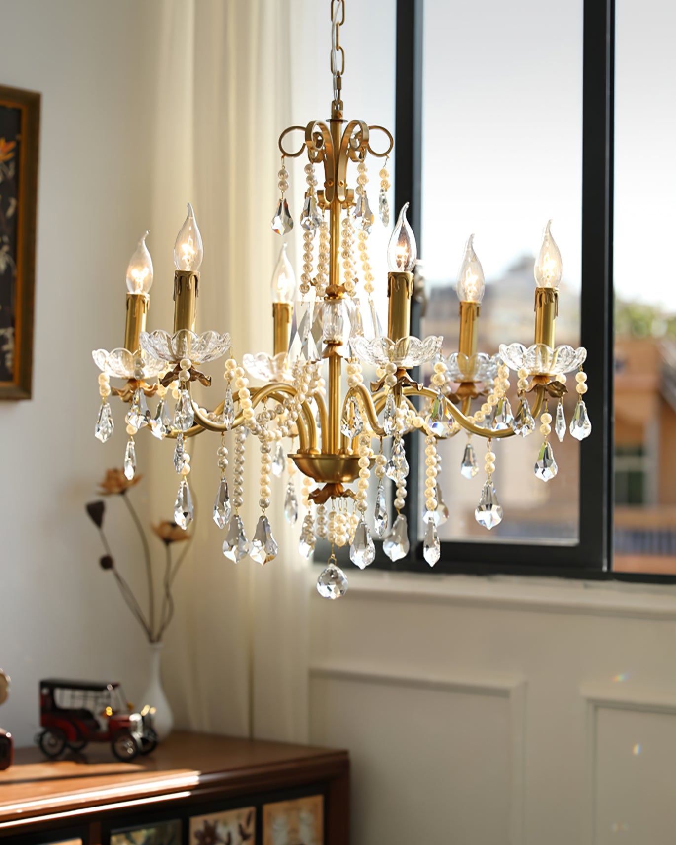 Allegri Crystal Chandelier - Lumpaz