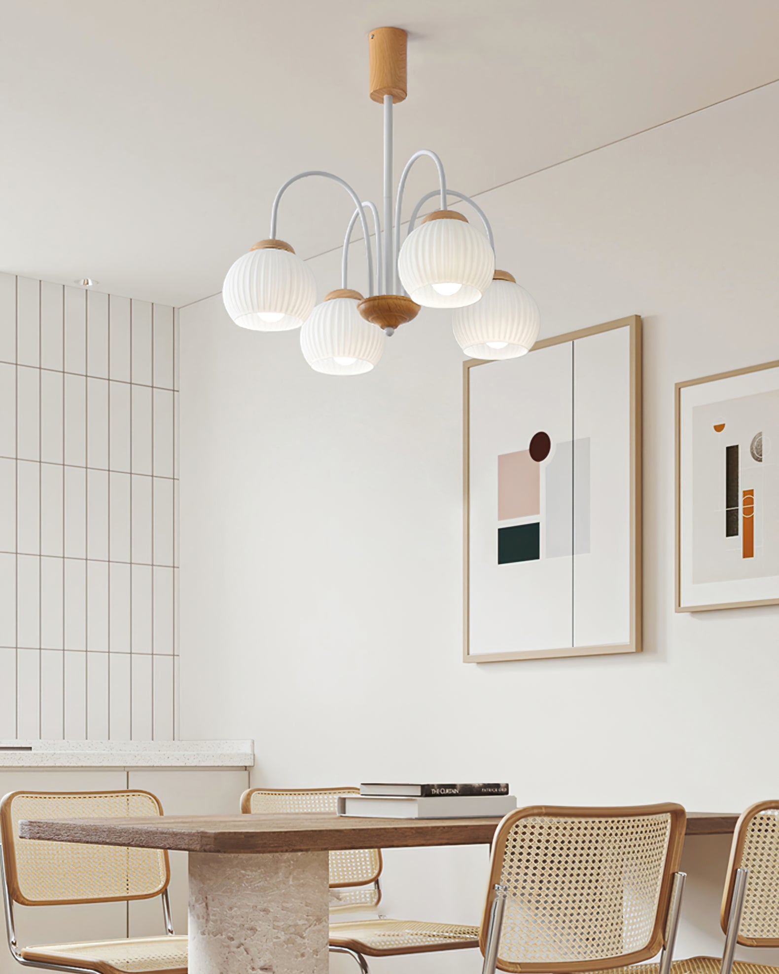 Molecural Wood Chandelier - Lumpaz