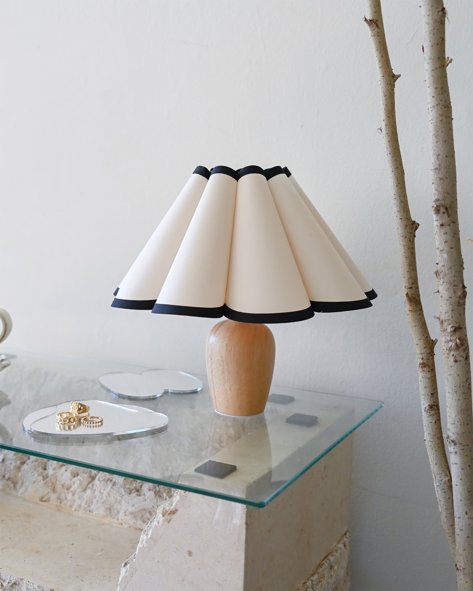 Vintage Fluted Table Lamp - Lumpaz