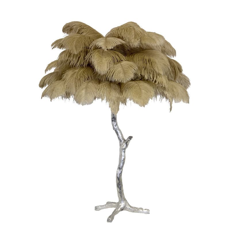 Ostrich Feather Table Lamp - Lumpaz