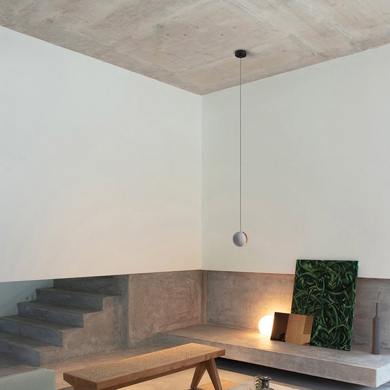 Moon Cement Pendant Lamp - Lumpaz