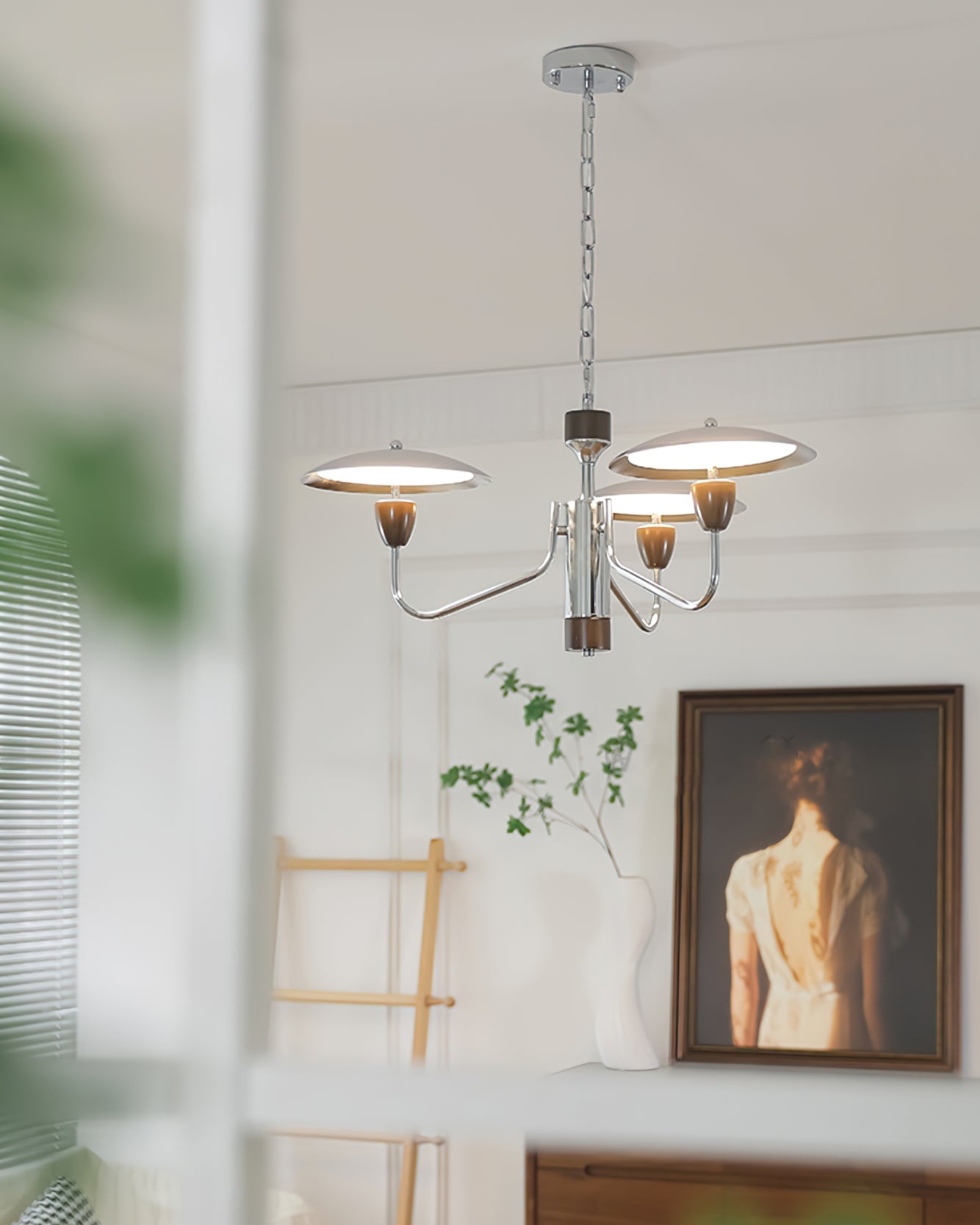 Peggy Chrome Chandelier - Lumpaz