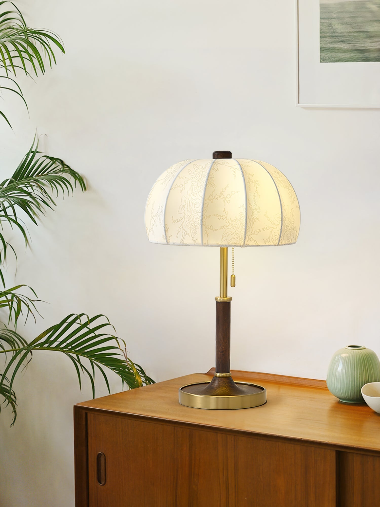 Orchid Fabric Table Lamp - Lumpaz