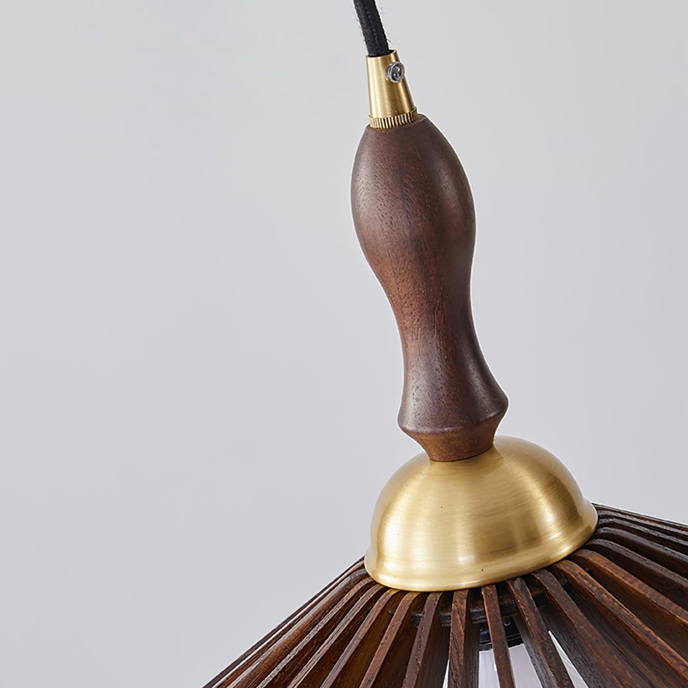 Umbrella Wood Pendant Lamp - Lumpaz
