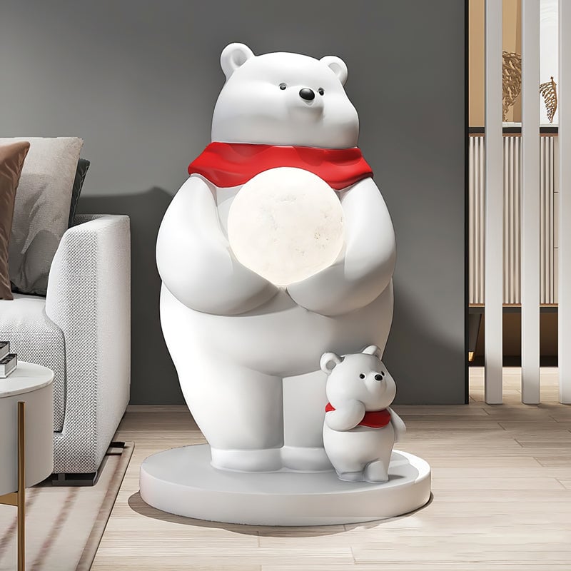 Polar Bears Table Lamp - Lumpaz