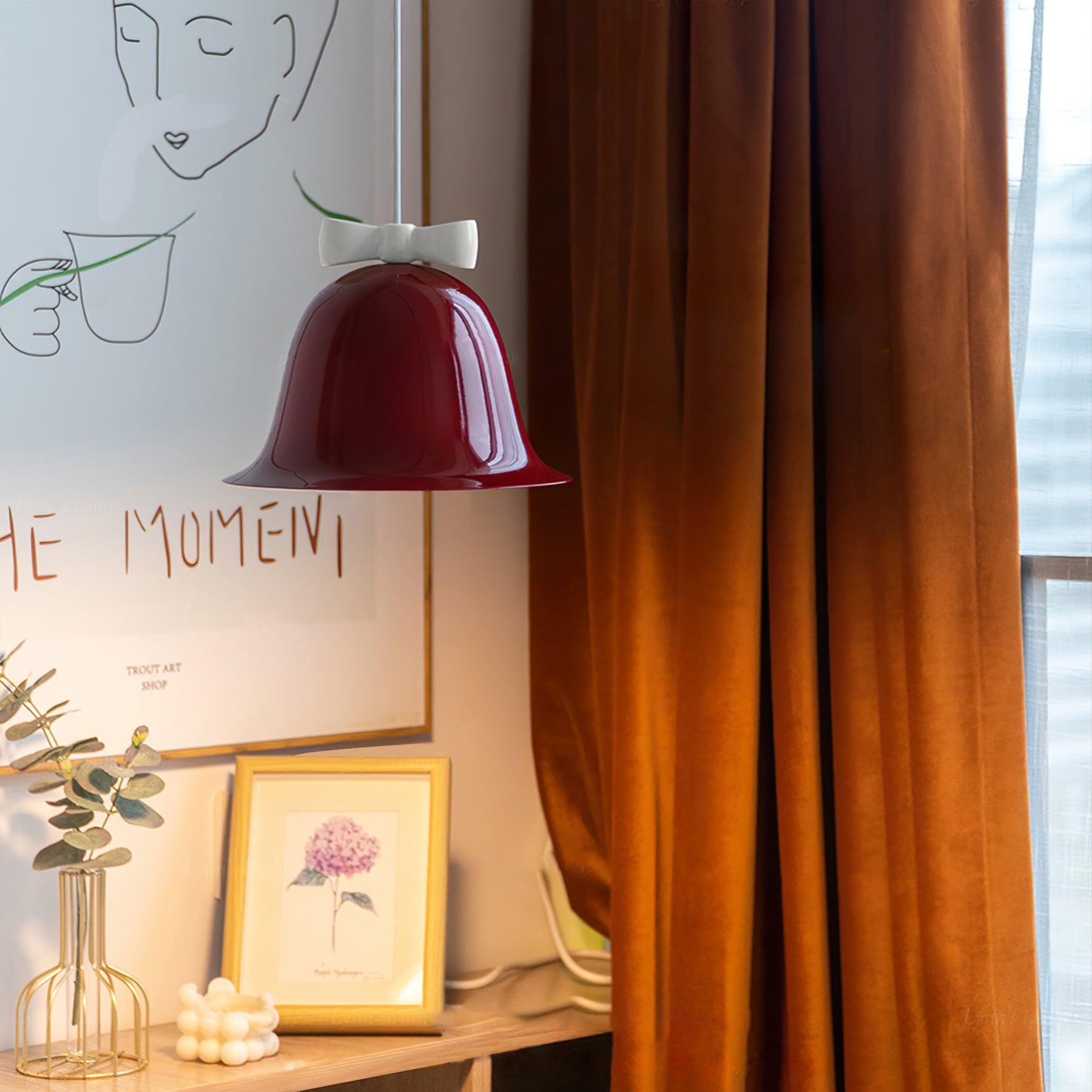 Bow Bell Pendant Lamp - Lumpaz