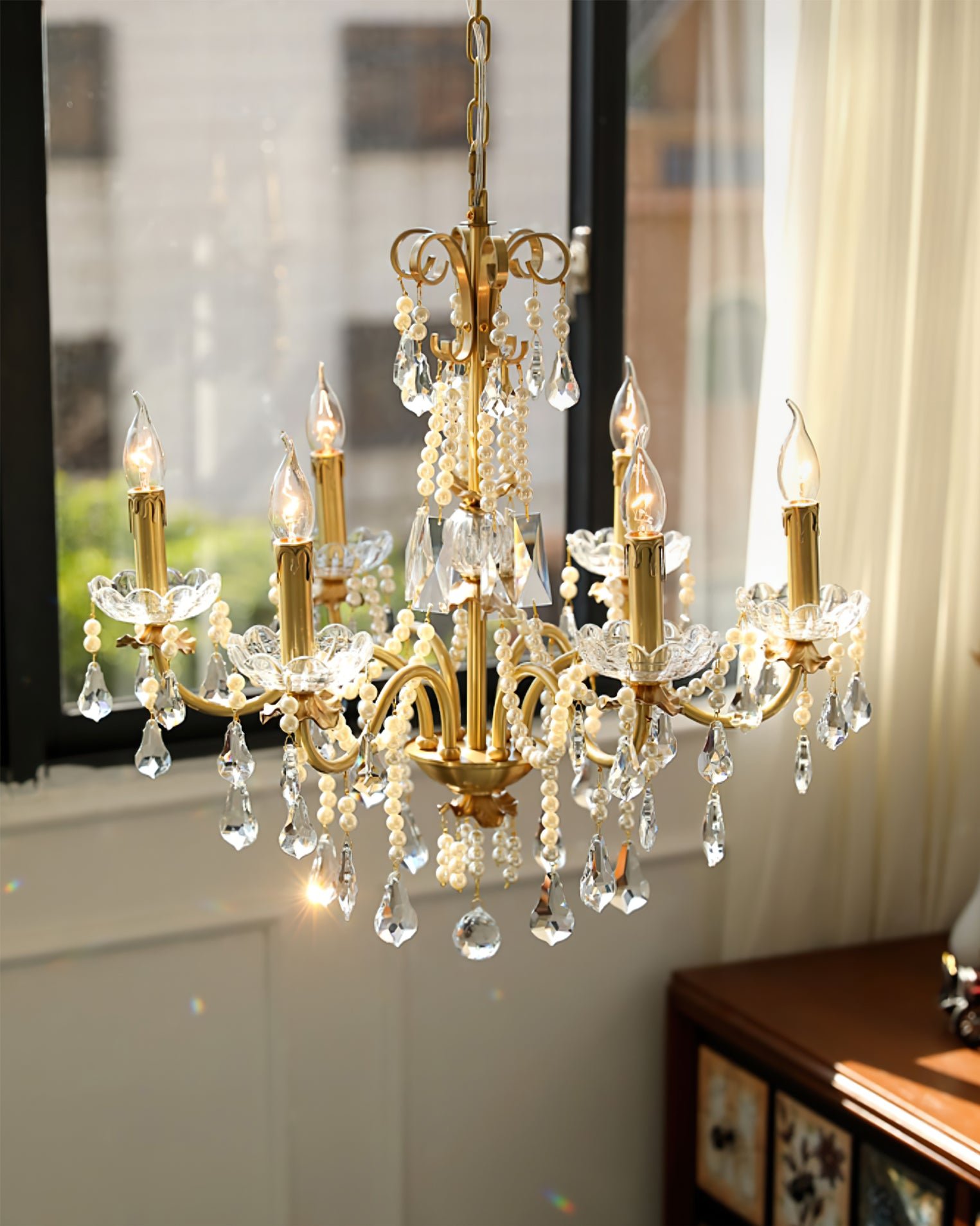 Allegri Crystal Chandelier - Lumpaz