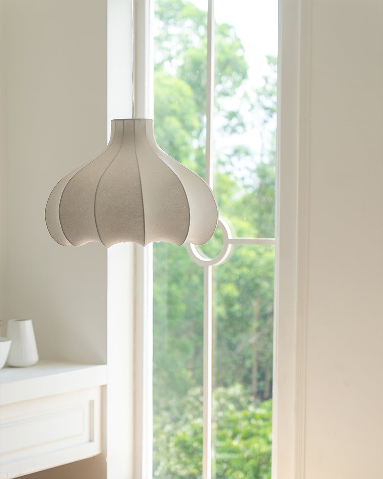 Cocoon Silk Pendant Lamp - Lumpaz