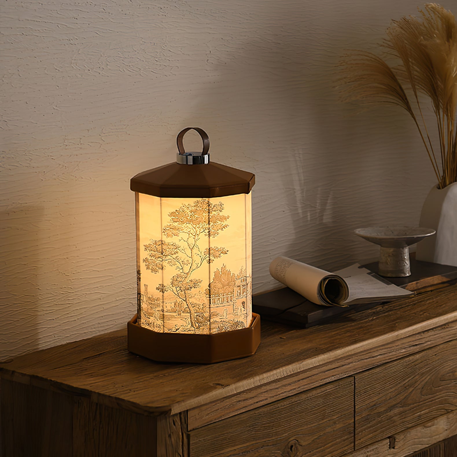 Castle Built-in Battery Table Lamp - Lumpaz