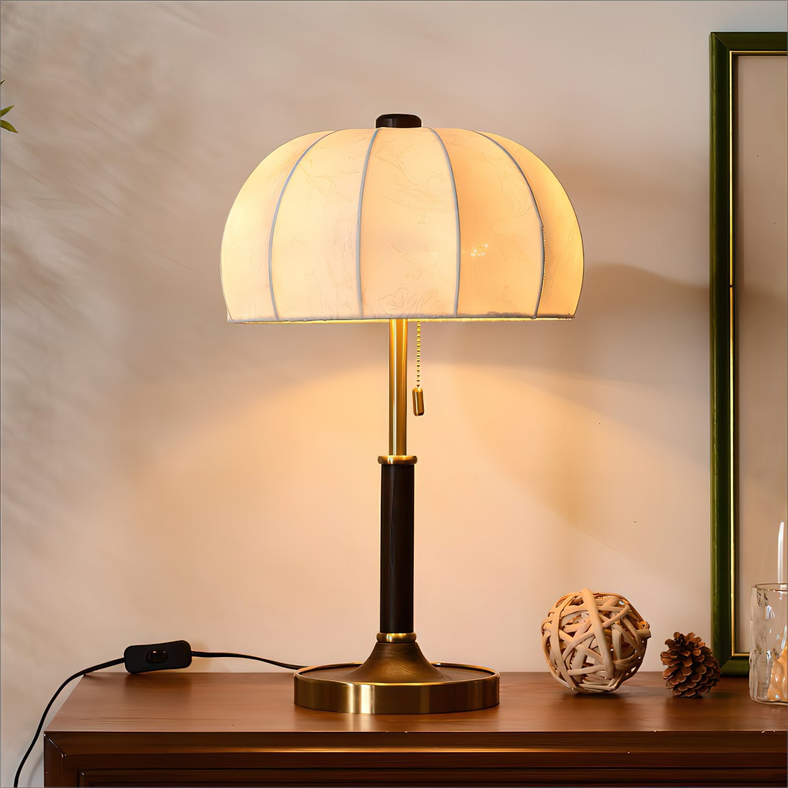 Orchid Fabric Table Lamp - Lumpaz