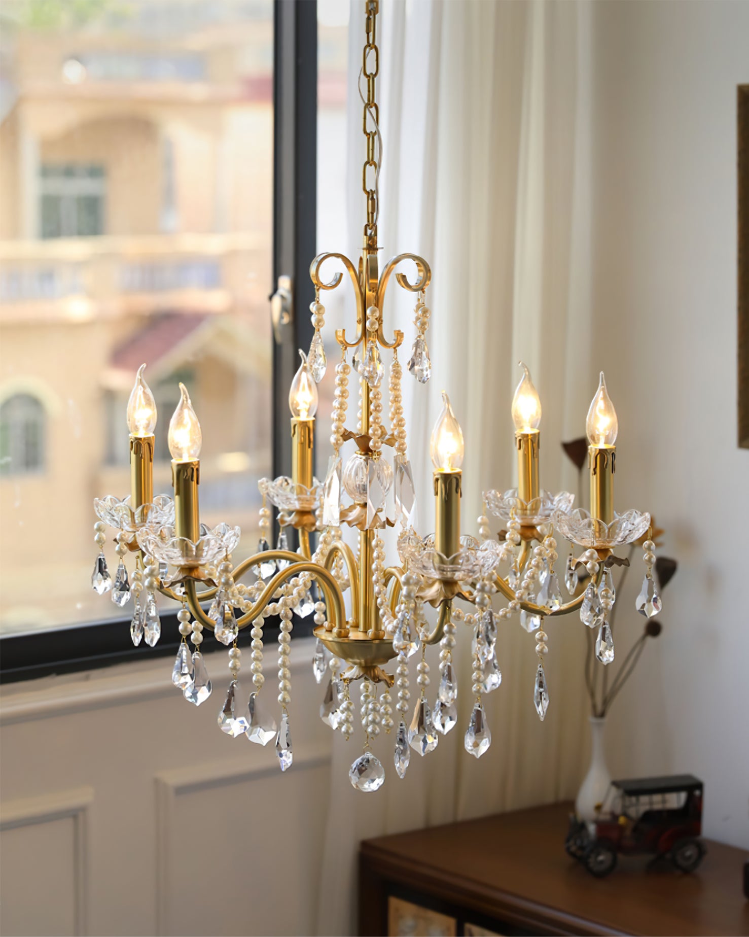 Allegri Crystal Chandelier - Lumpaz
