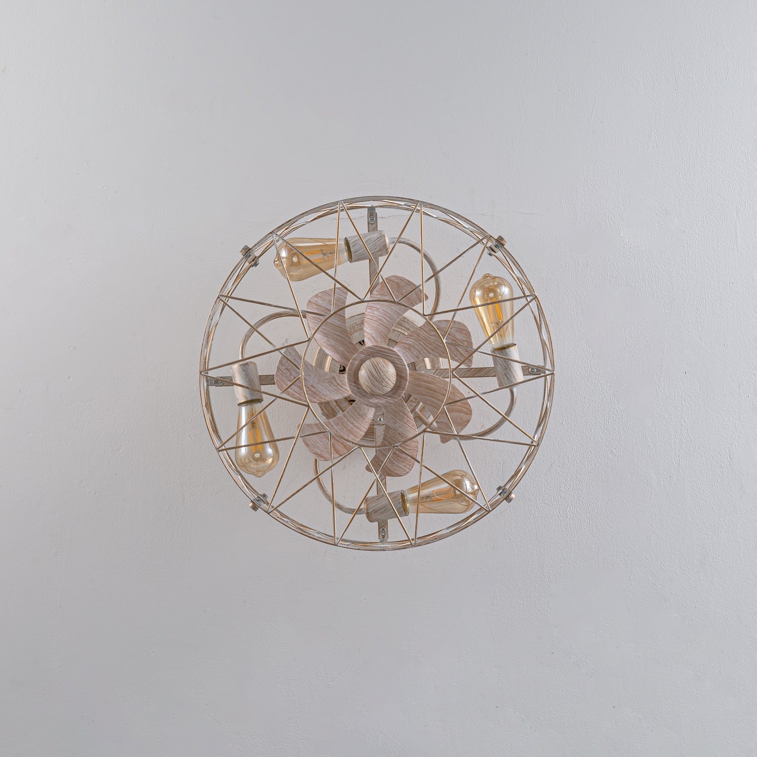 Davian With Remote Ceiling Fan Lamp - Lumpaz