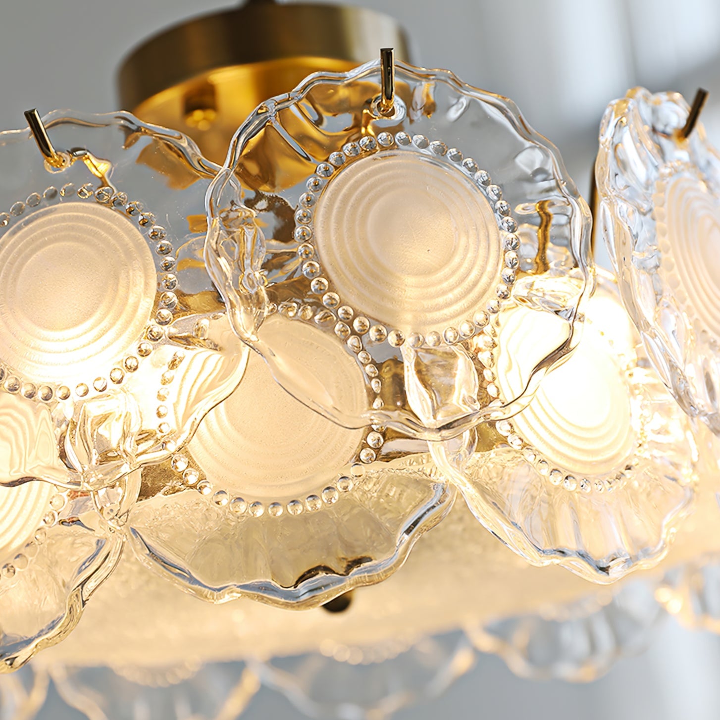 Pobllem Glass Ceiling Lamp - Lumpaz