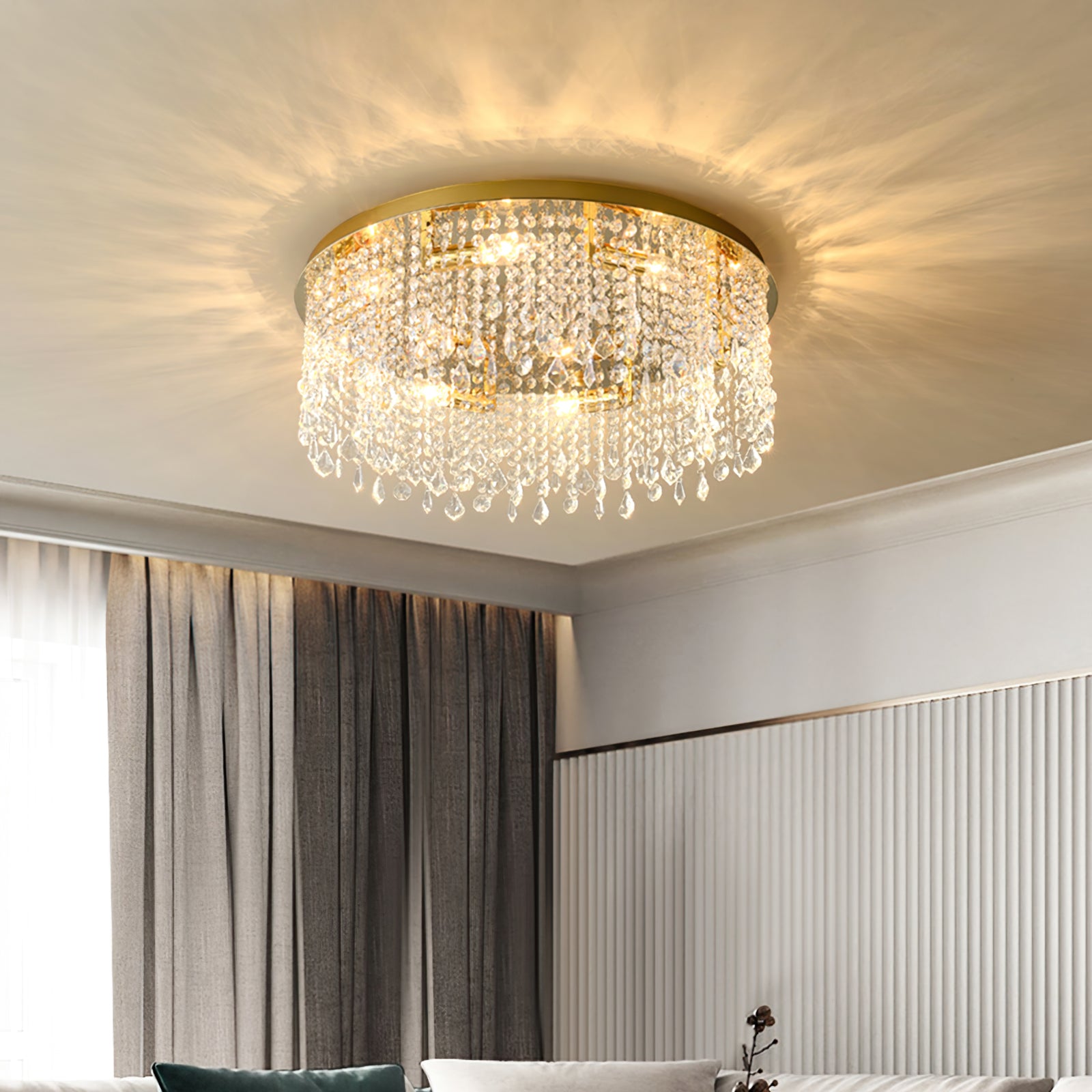 Beirio Crystal Ceiling Lamp - Lumpaz