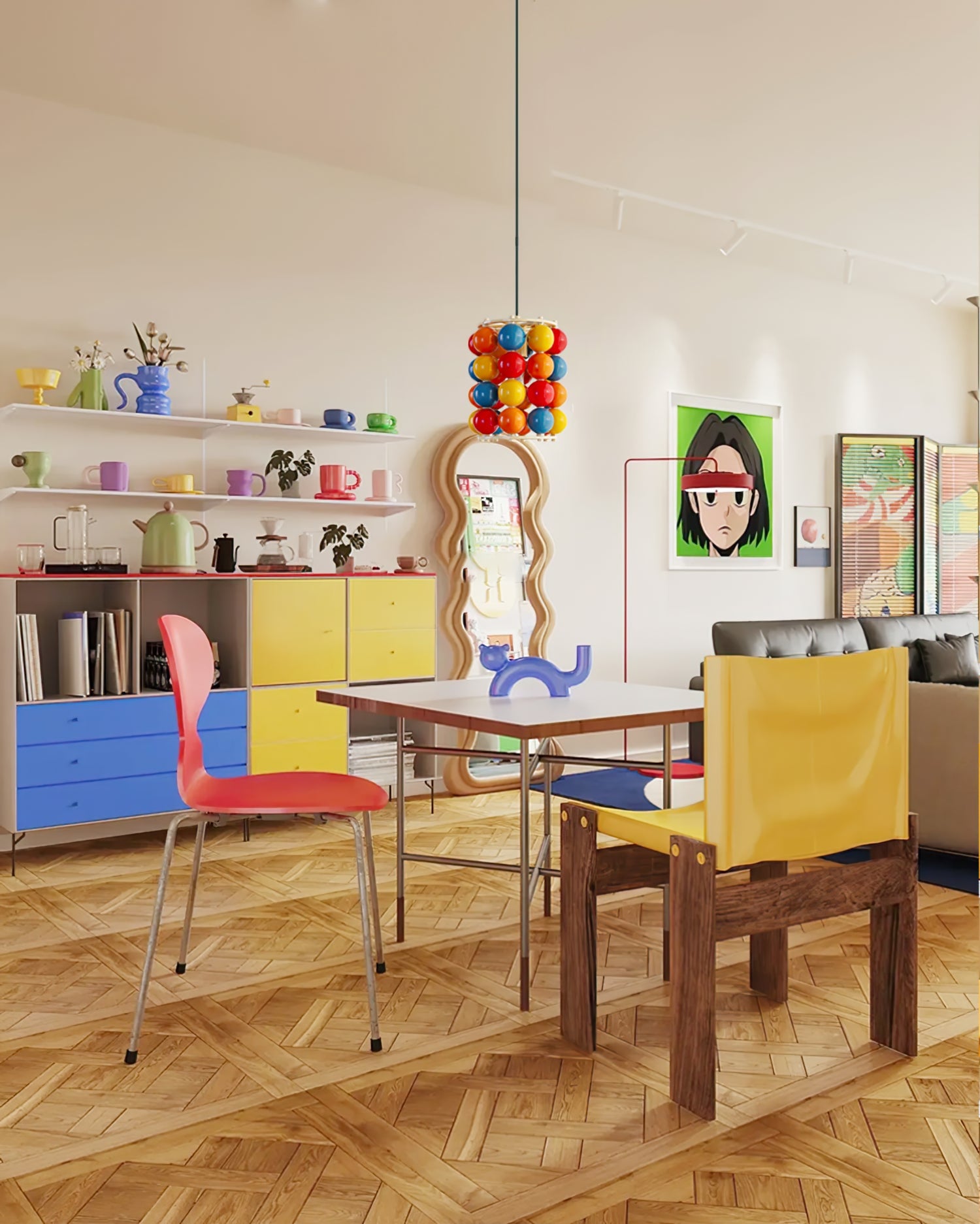 Panton Ball Pendant Lamp - Lumpaz