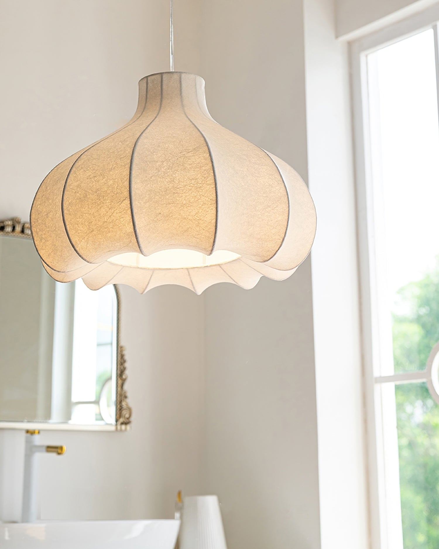Cocoon Silk Pendant Lamp - Lumpaz