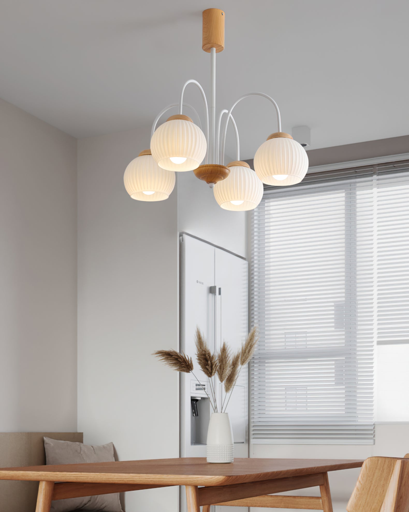 Molecural Wood Chandelier - Lumpaz