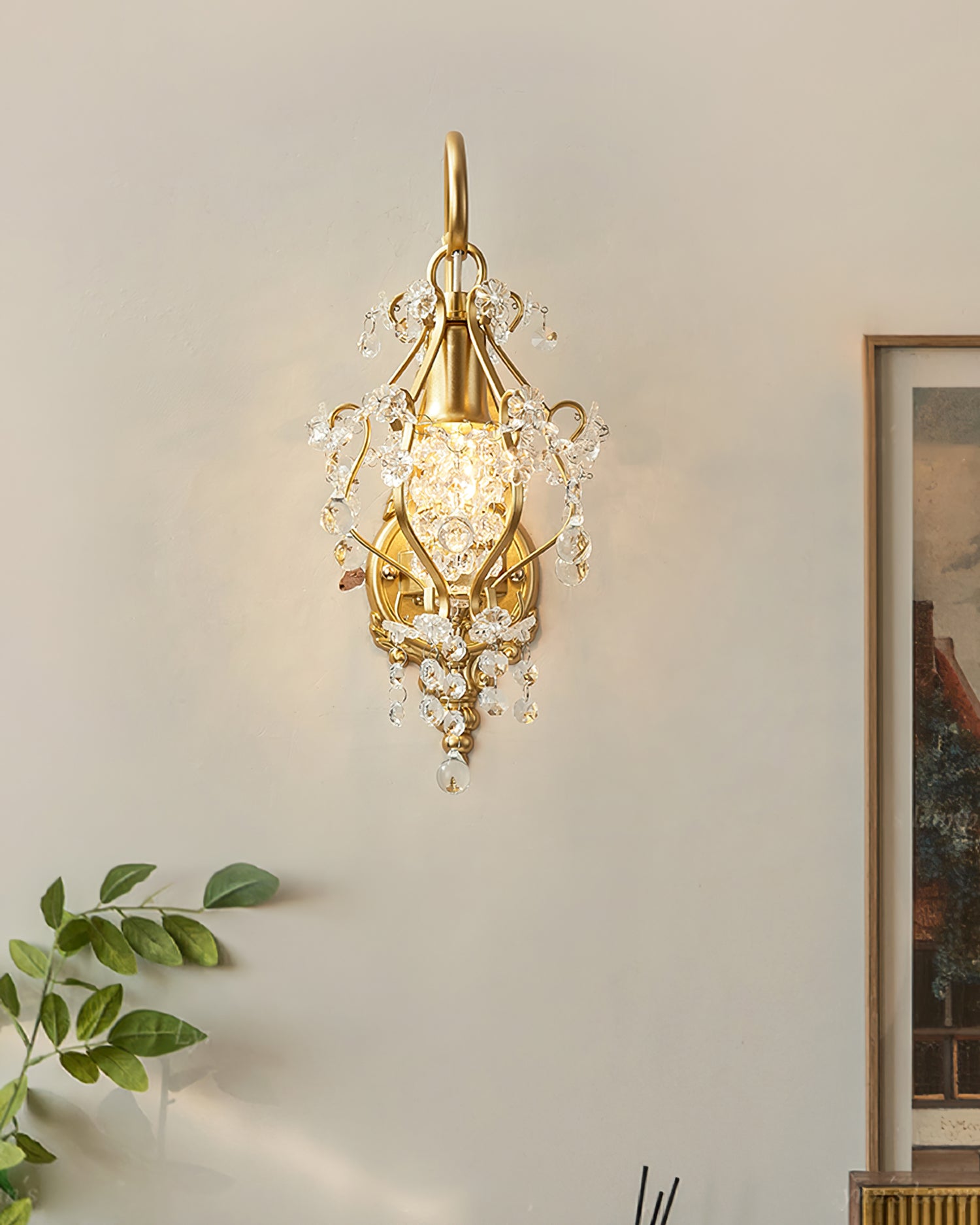 Apttek Crystal Wall Lamp - Lumpaz