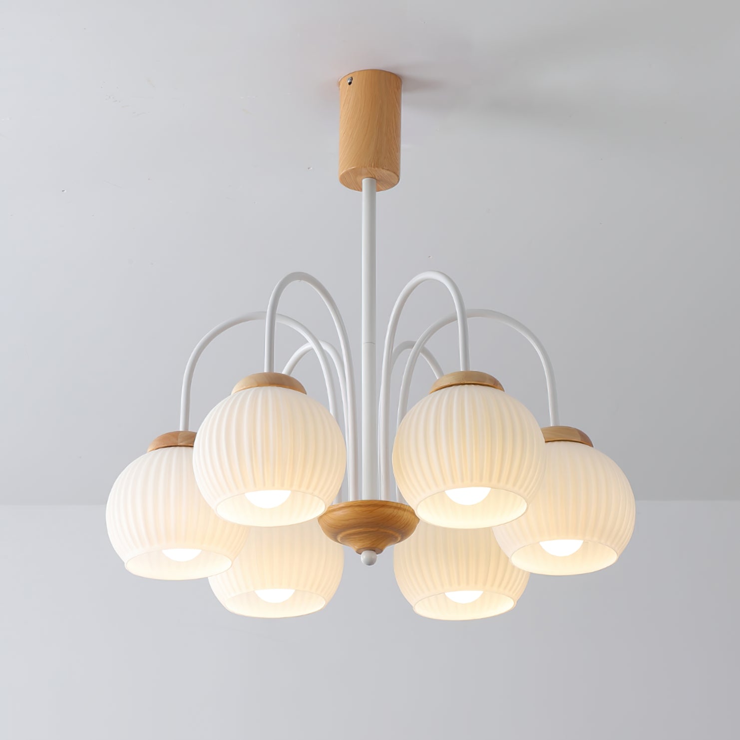Molecural Wood Chandelier - Lumpaz