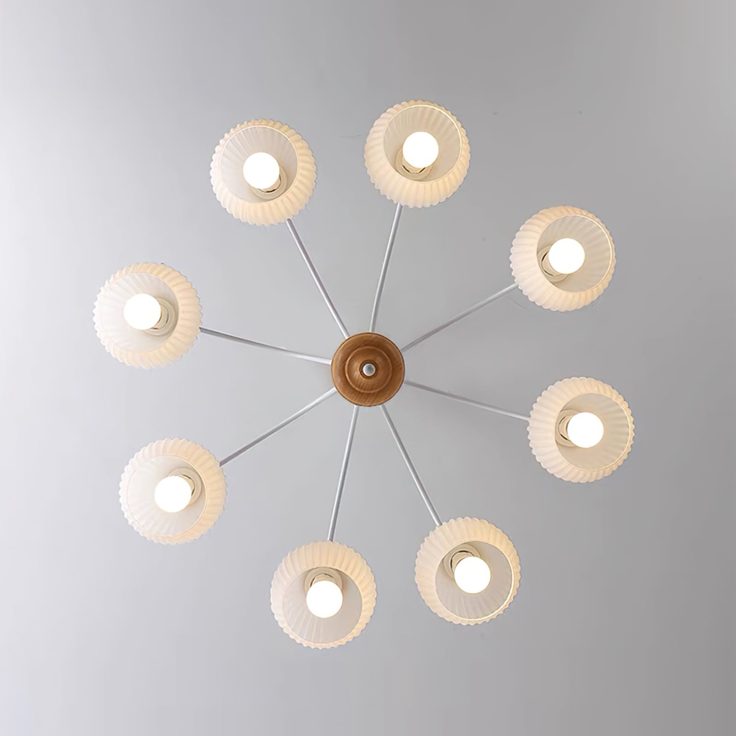 Molecural Wood Chandelier - Lumpaz