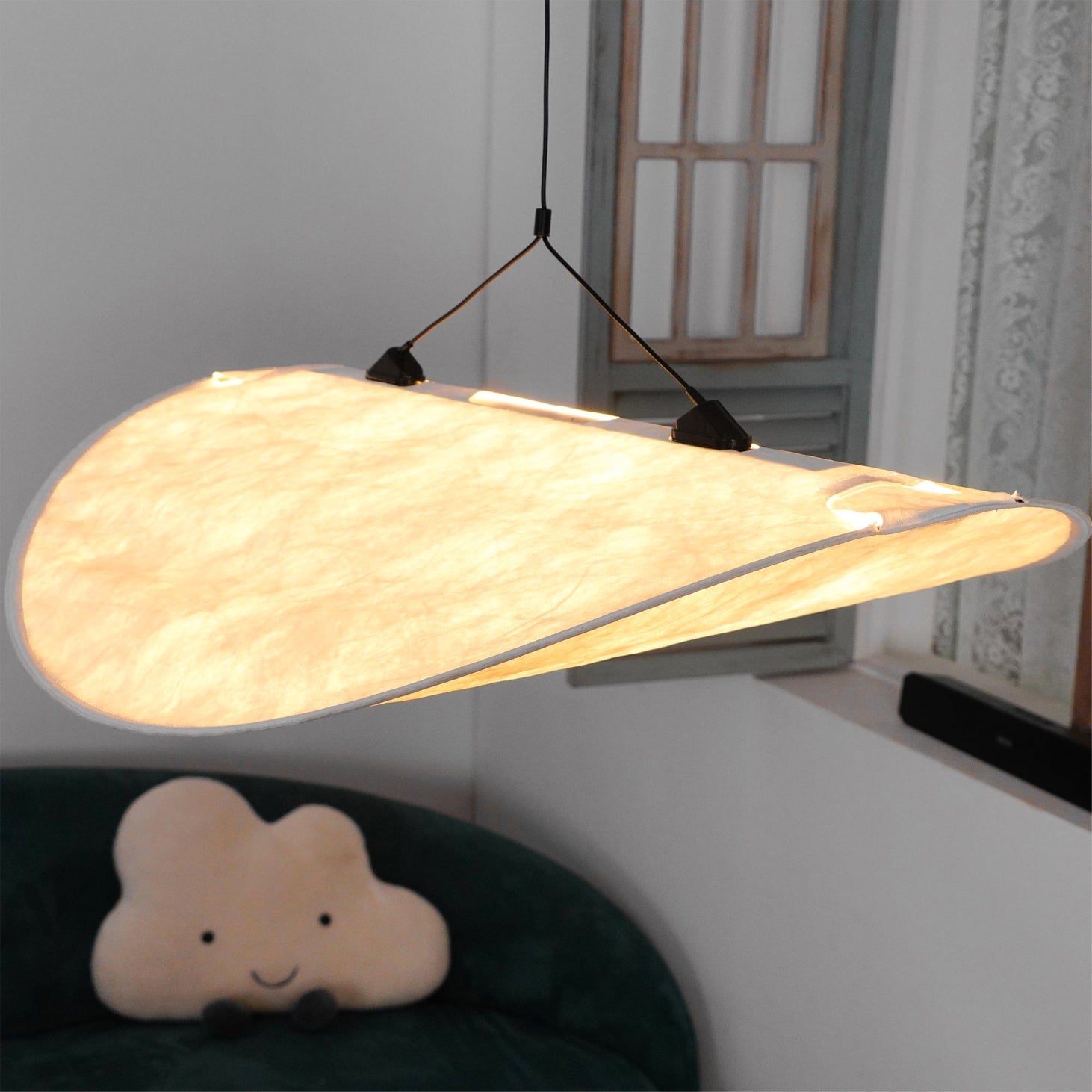 Tense Tyvek Pendant Lamp - Lumpaz