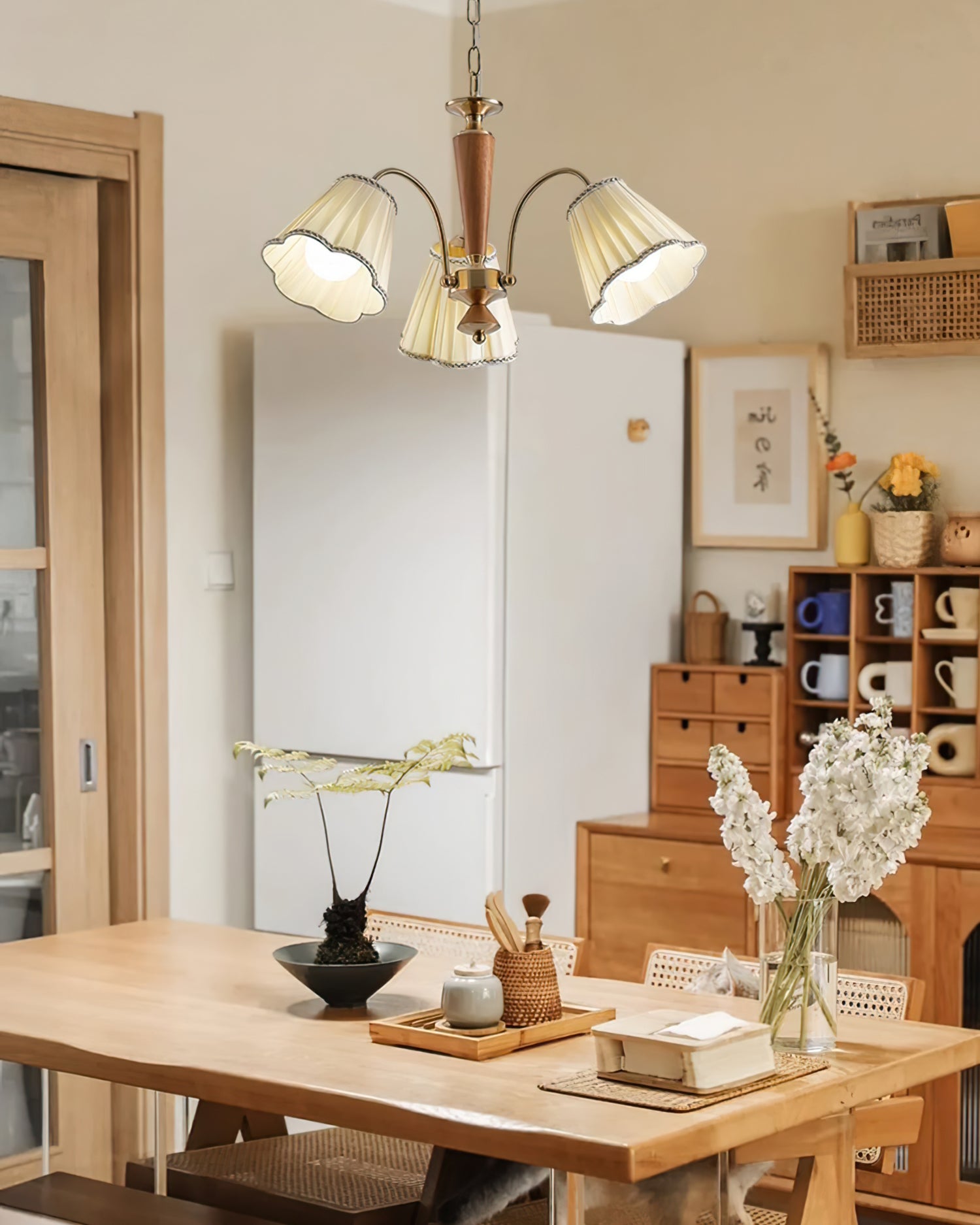 Florentine Fabric Chandelier - Lumpaz