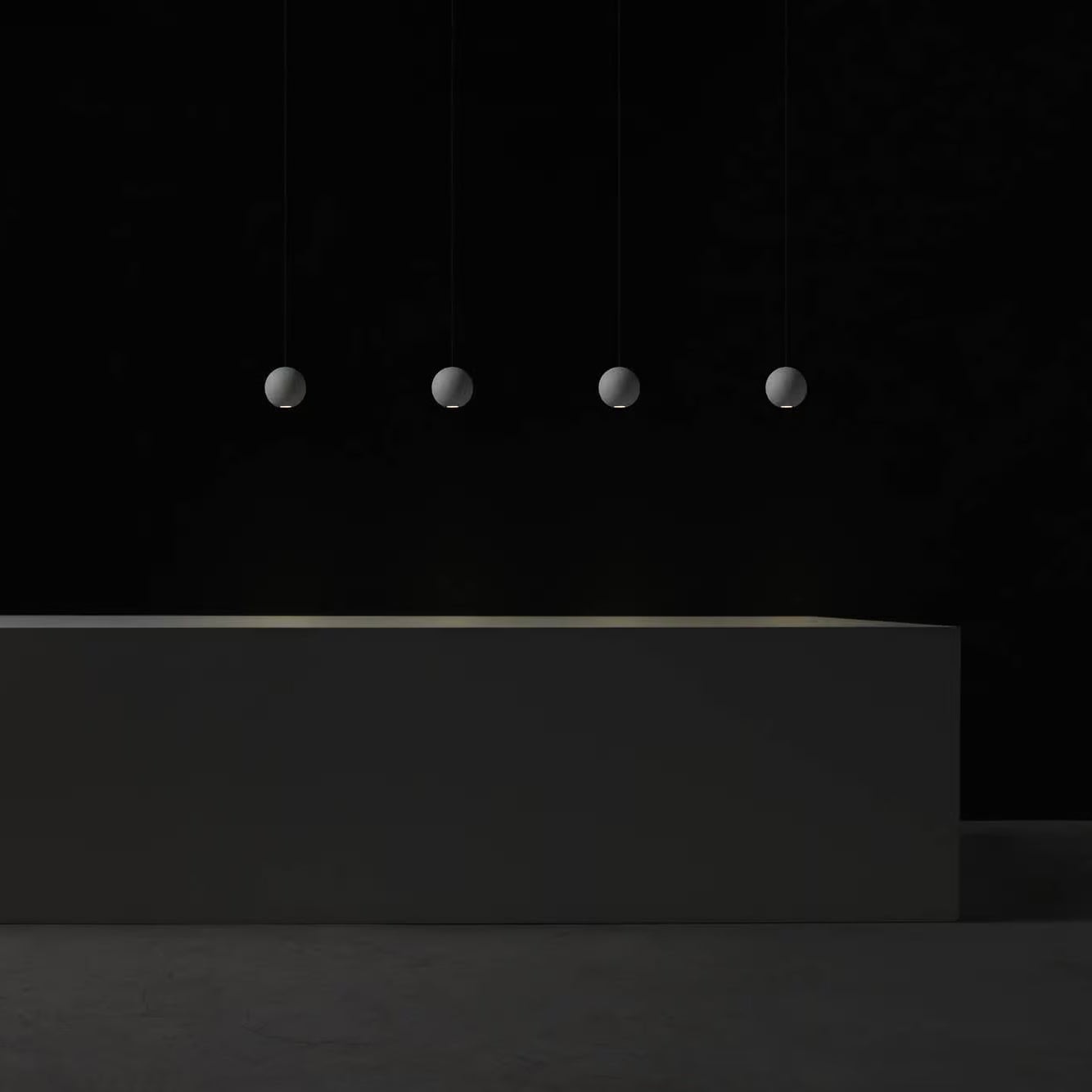 Moon Cement Pendant Lamp - Lumpaz