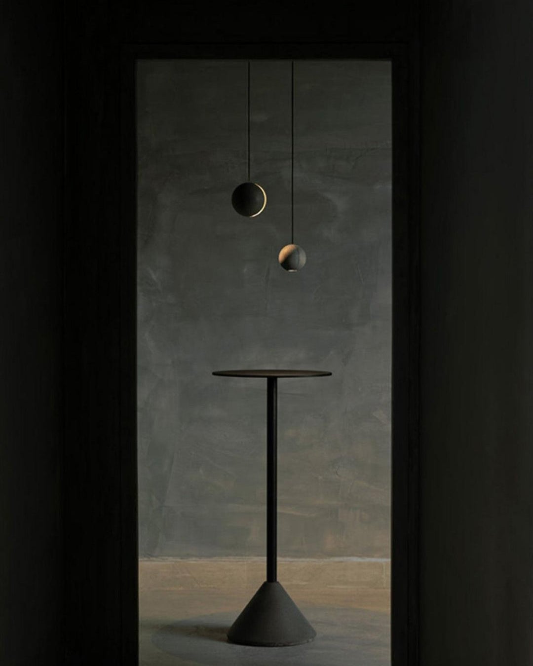 Moon Cement Pendant Lamp - Lumpaz
