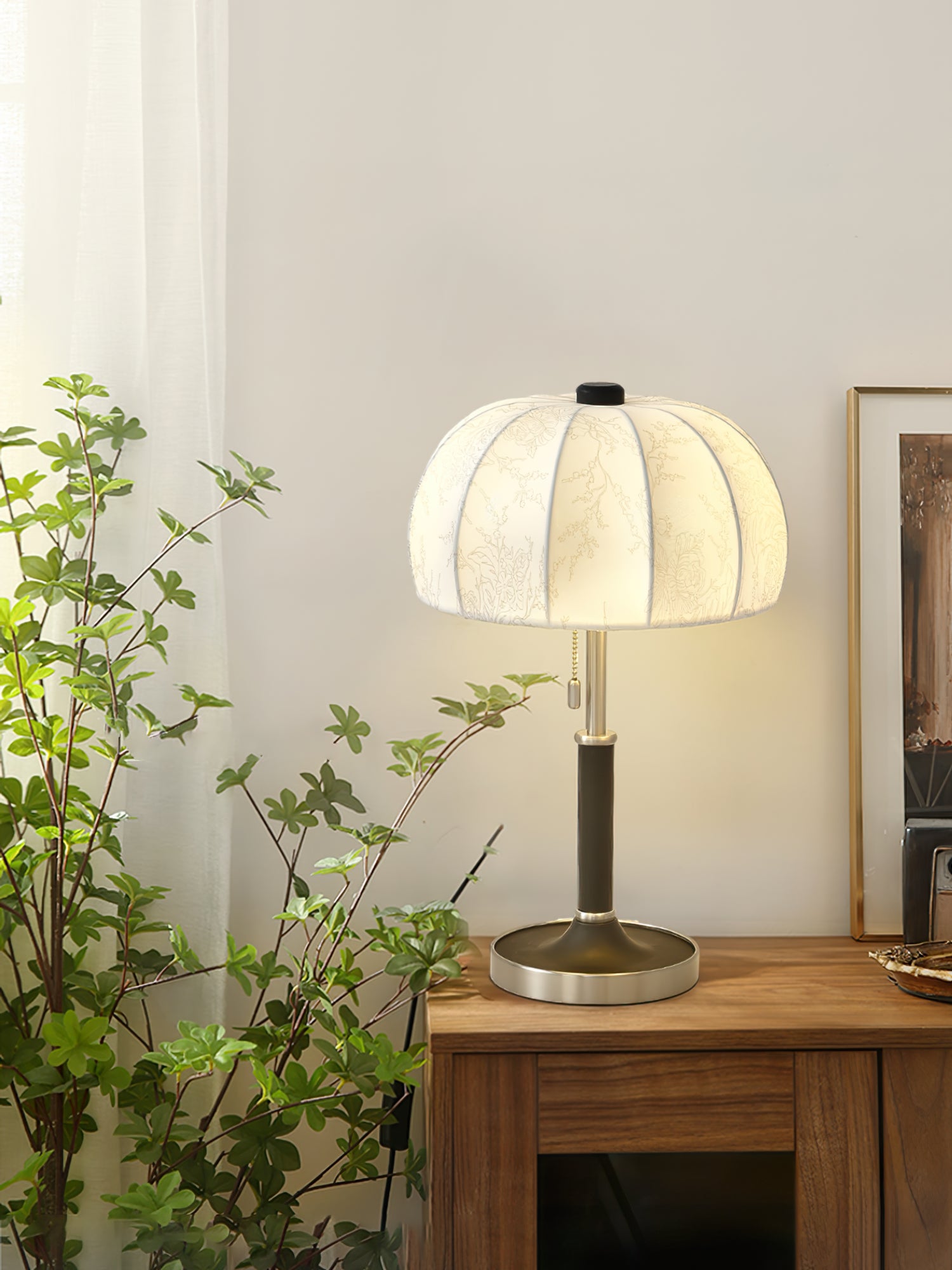 Orchid Fabric Table Lamp - Lumpaz