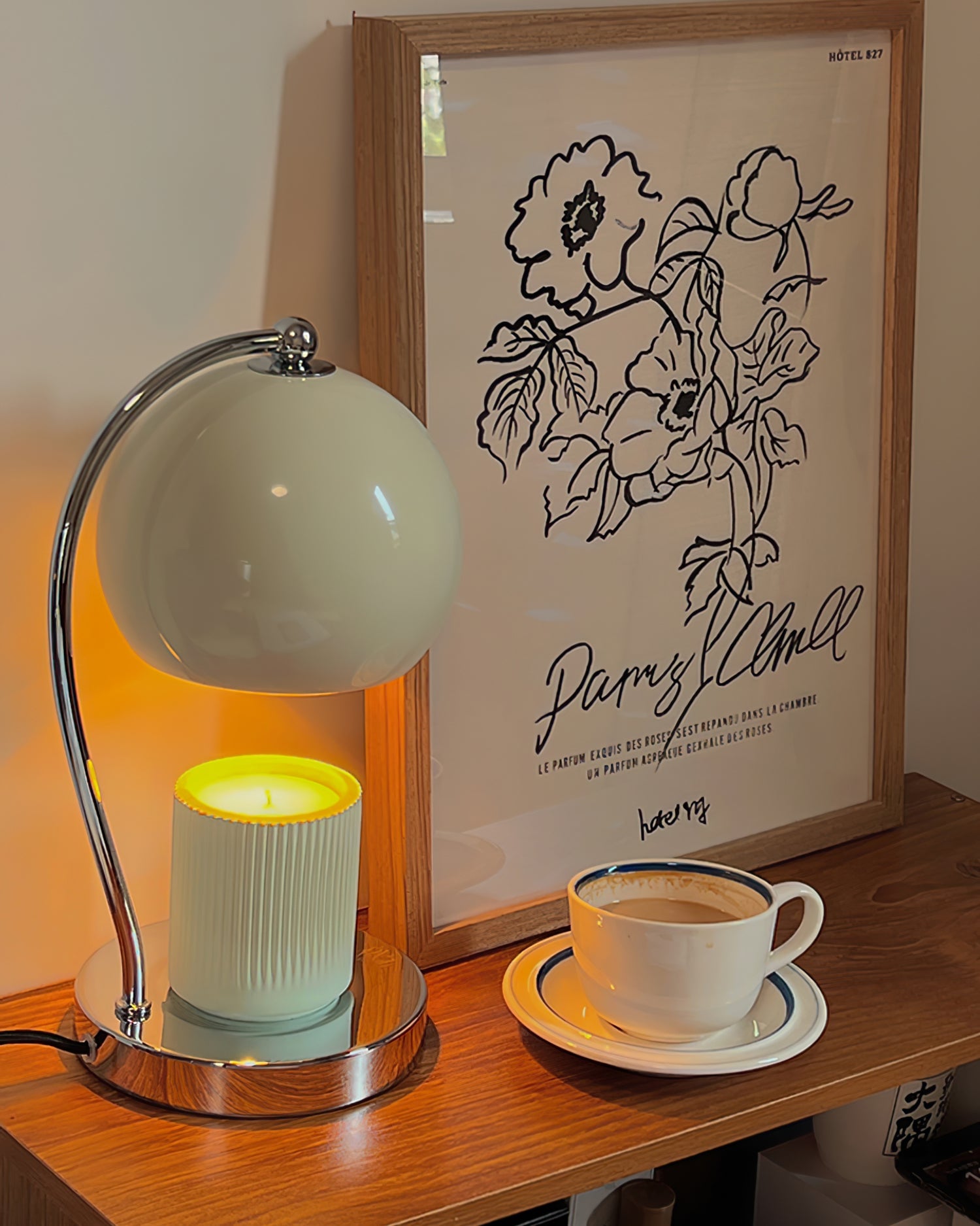 Grfit Candle Table Lamp - Lumpaz