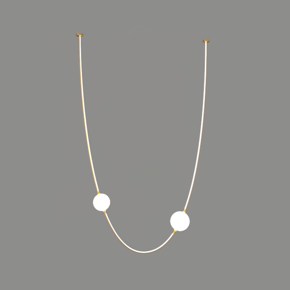 Linea Curva Chandelier - Lumpaz