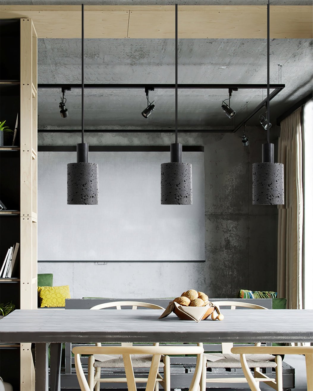 N Stone Pendant Lamp - Lumpaz