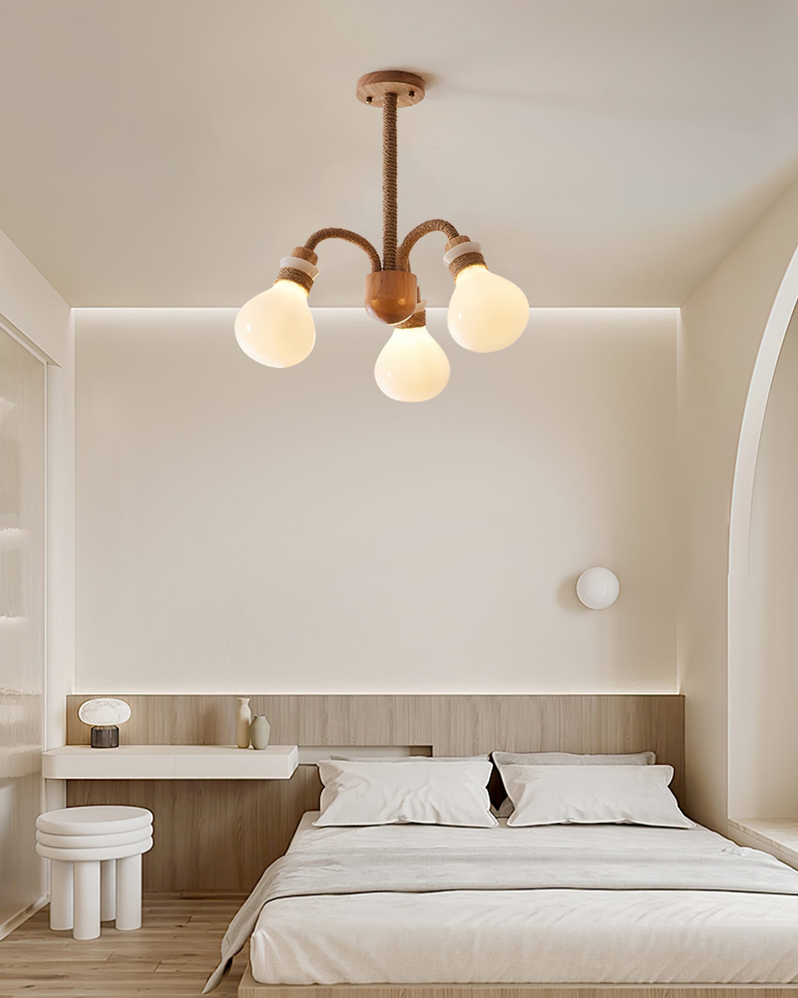 Hemp Rope Chandelier - Lumpaz