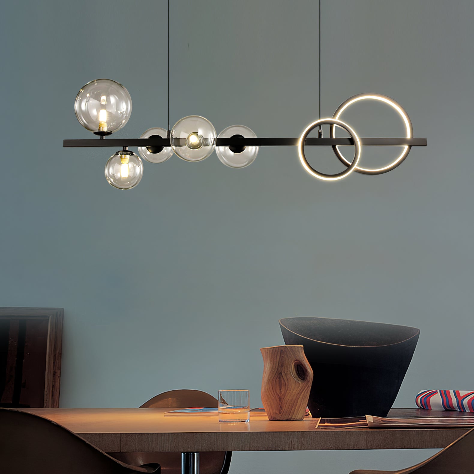 Bubi Glass Chandelier - Lumpaz