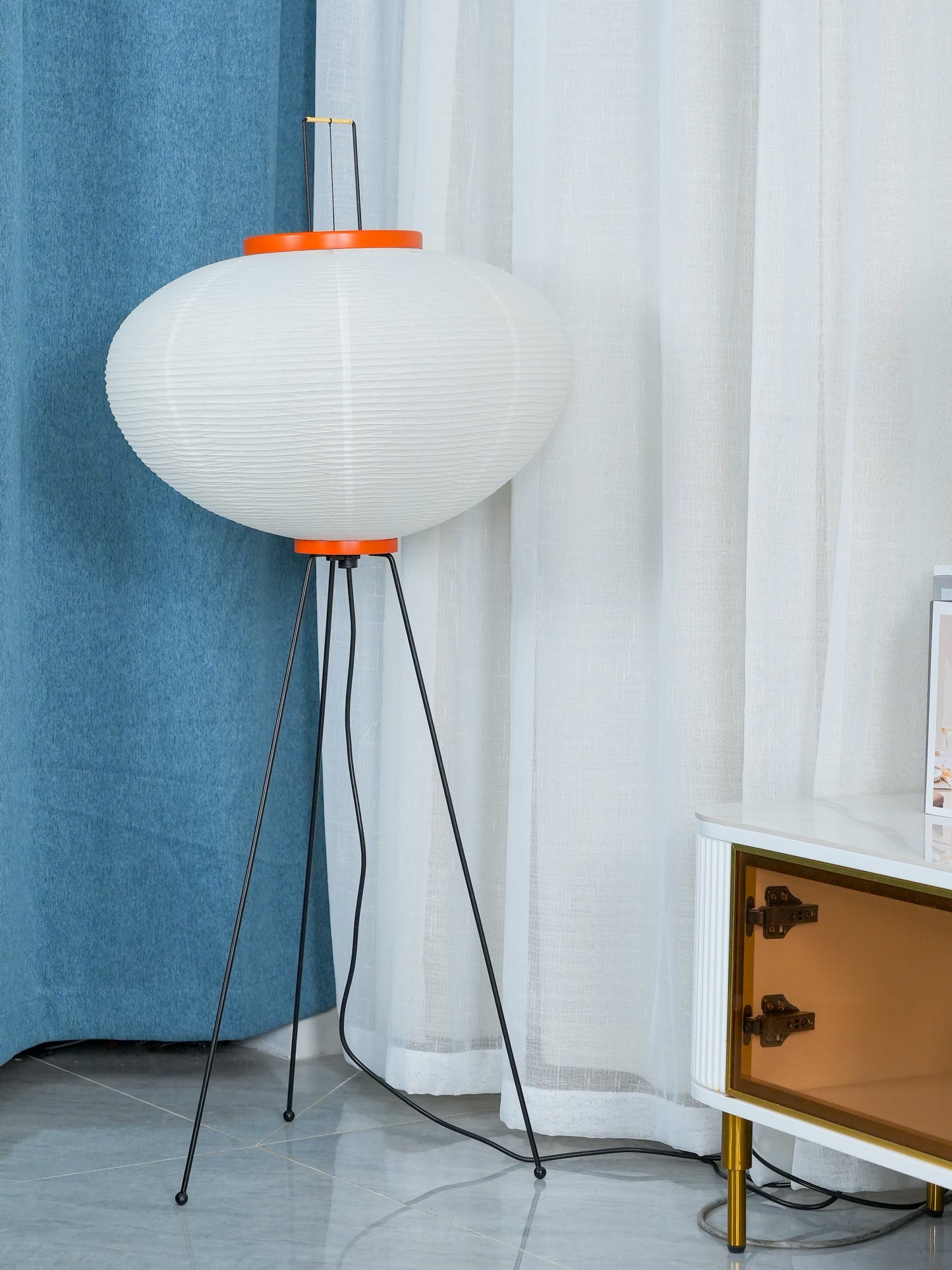 Washi Paper Floor Lamp - Lumpaz