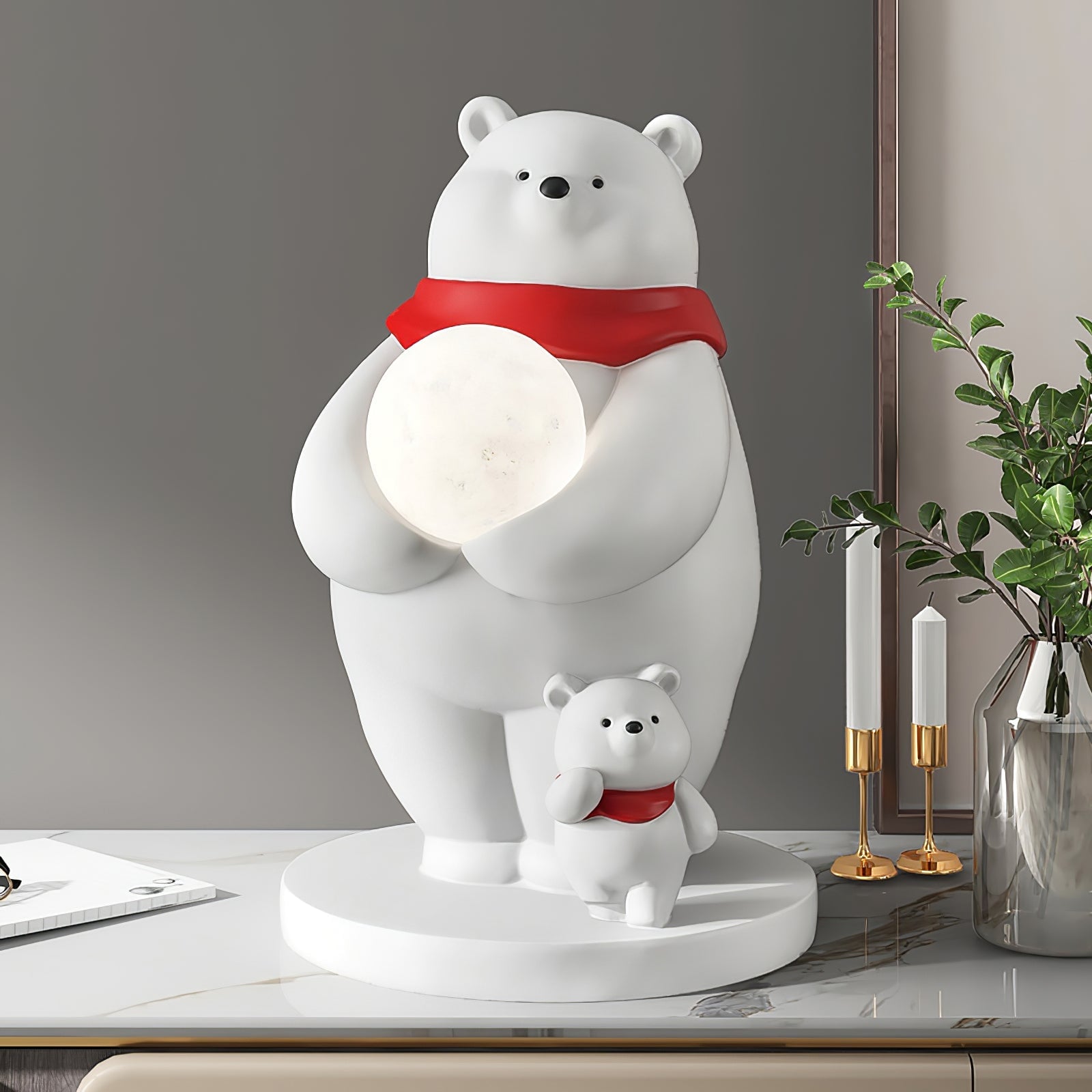 Polar Bears Table Lamp - Lumpaz