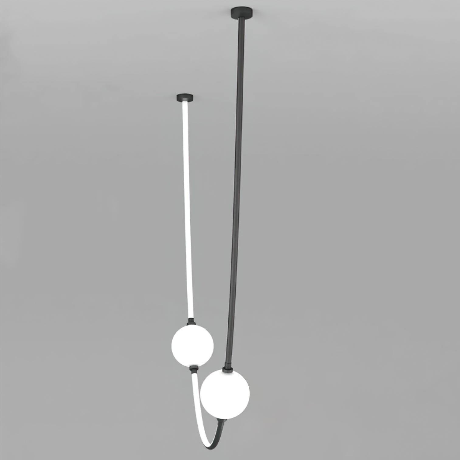 Linea Curva Chandelier - Lumpaz