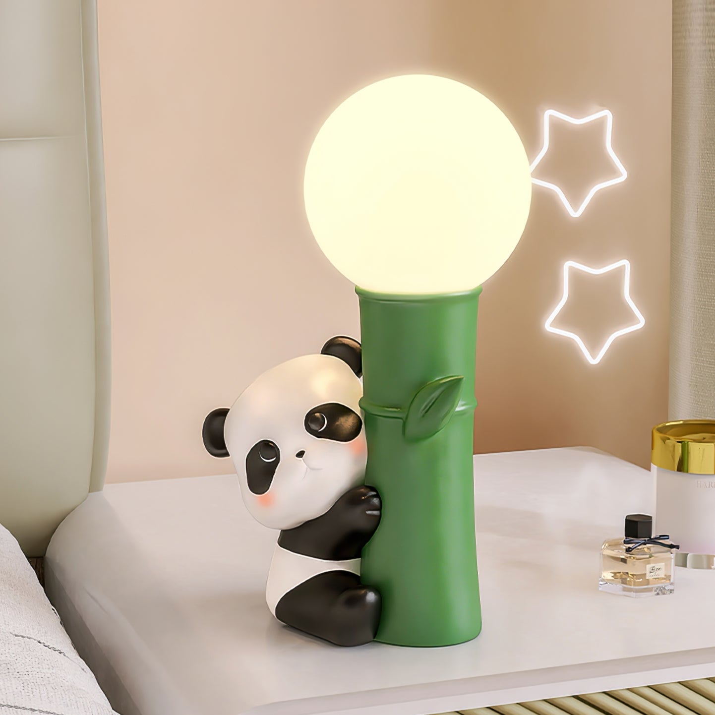 Panda Bamboo Table Lamp - Lumpaz