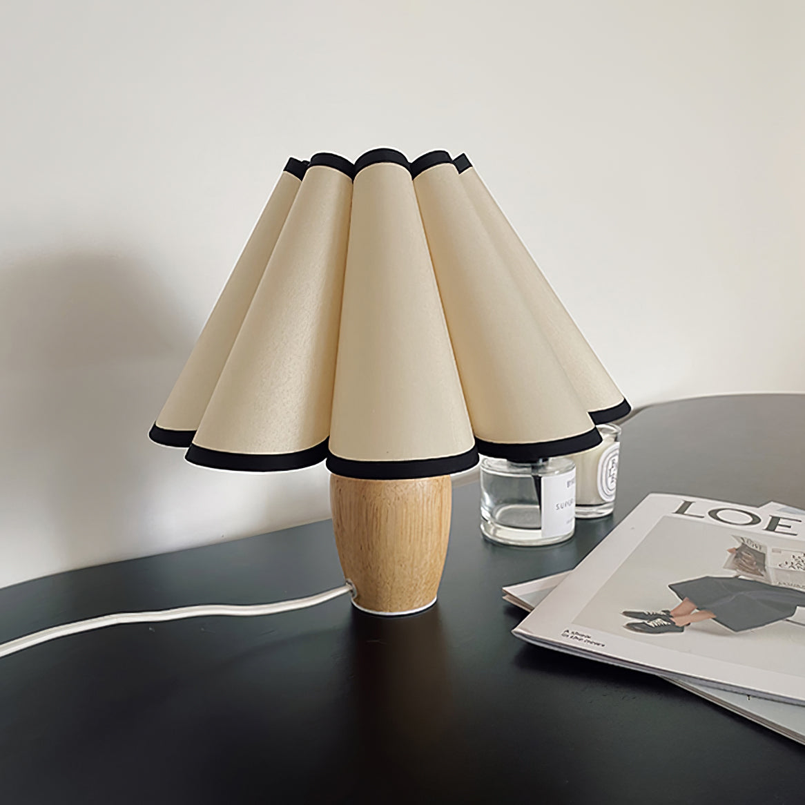 Vintage Fluted Table Lamp - Lumpaz