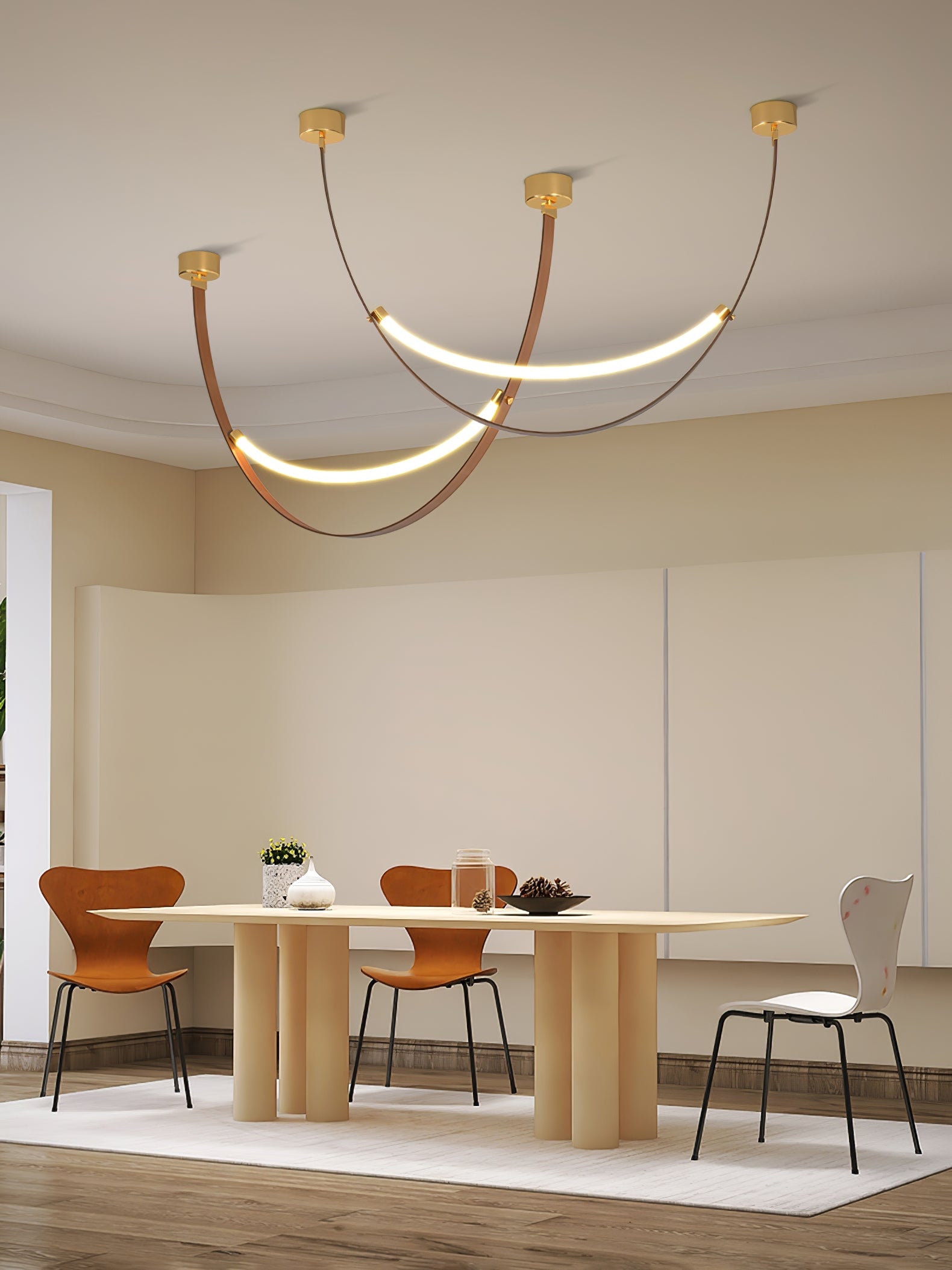 Leather Pendant Light - Lumpaz