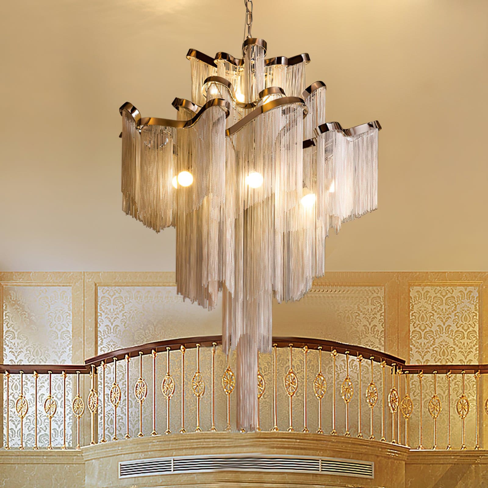 Fringe Chandelier - Lumpaz