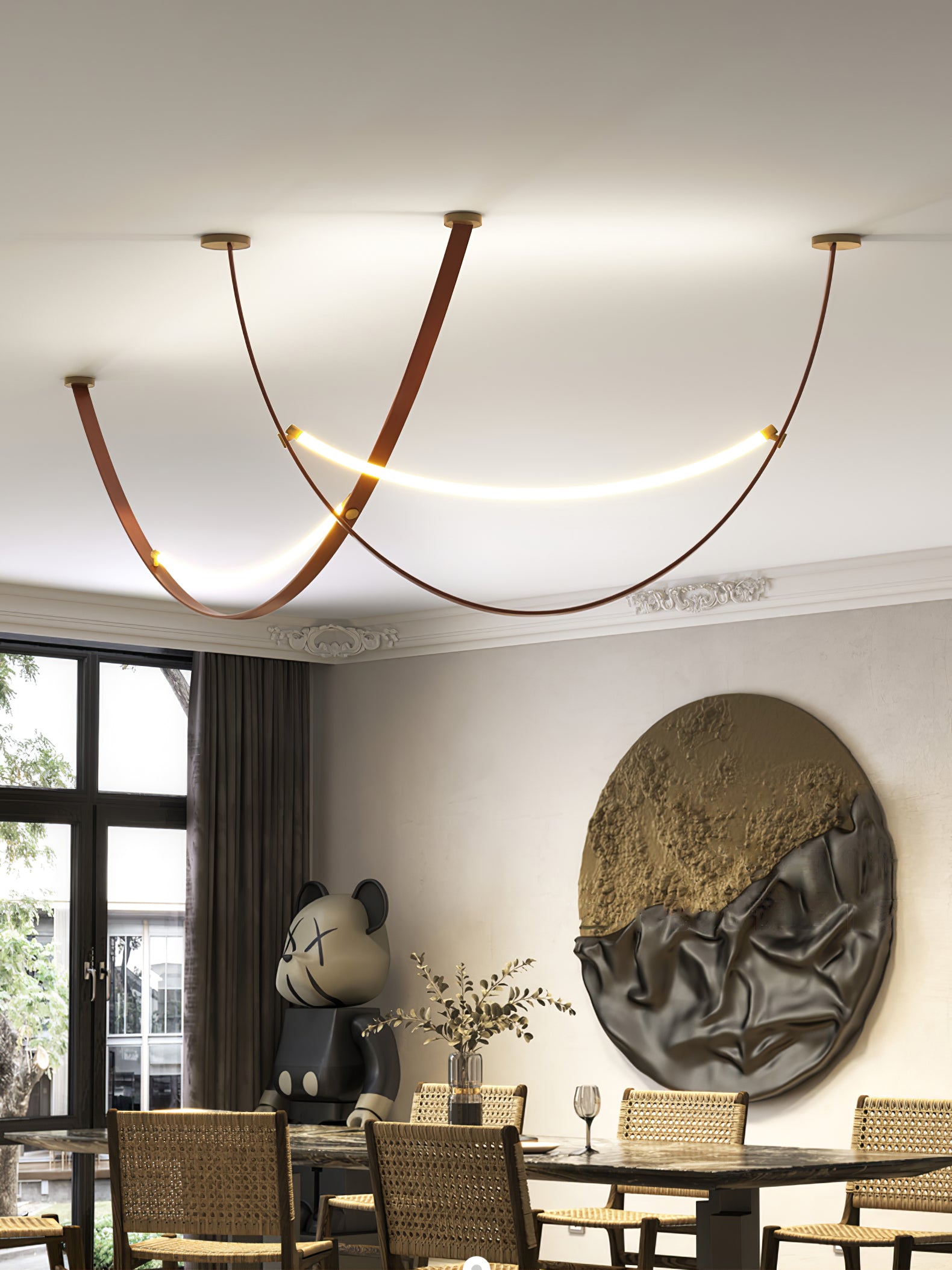 Leather Pendant Light - Lumpaz