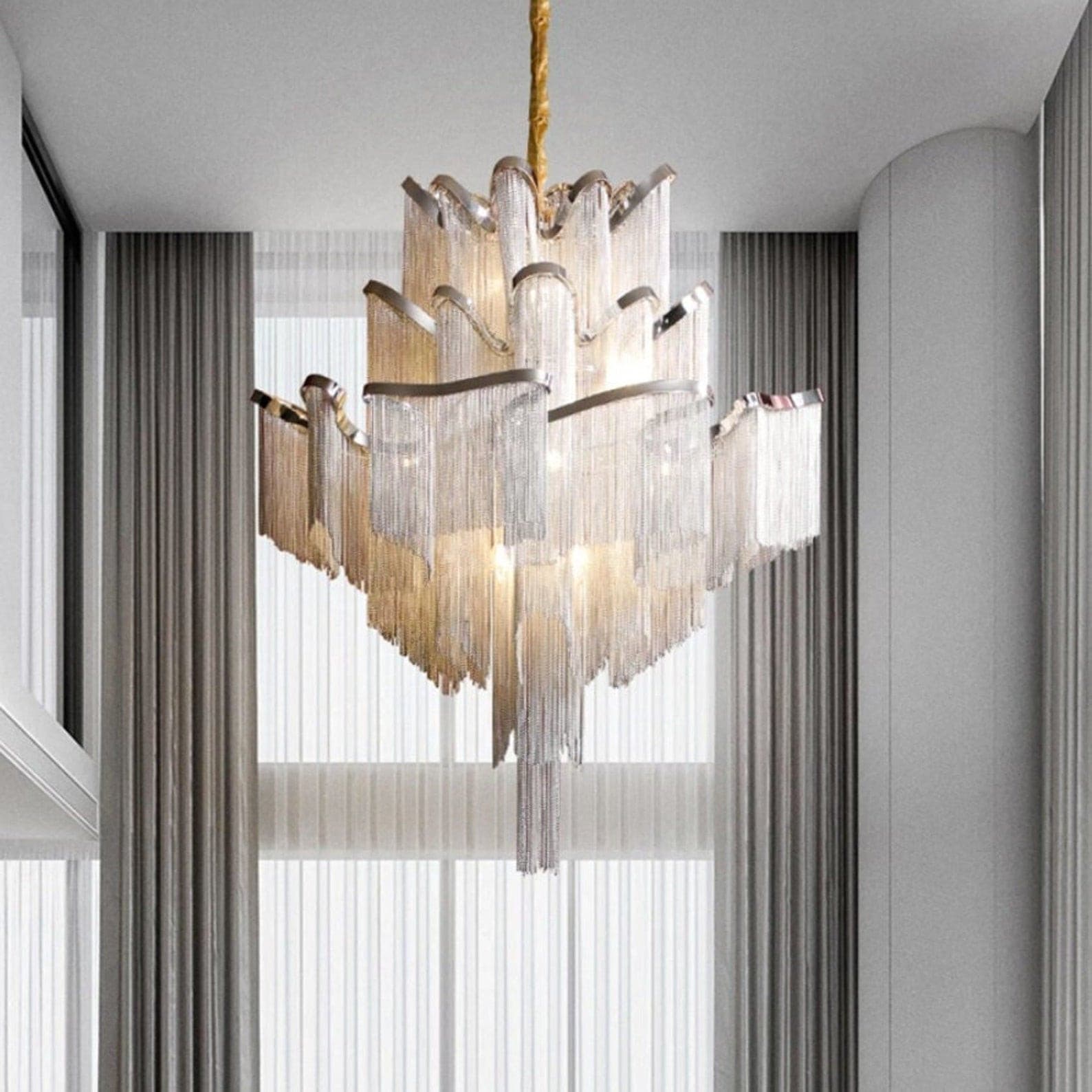 Fringe Chandelier - Lumpaz