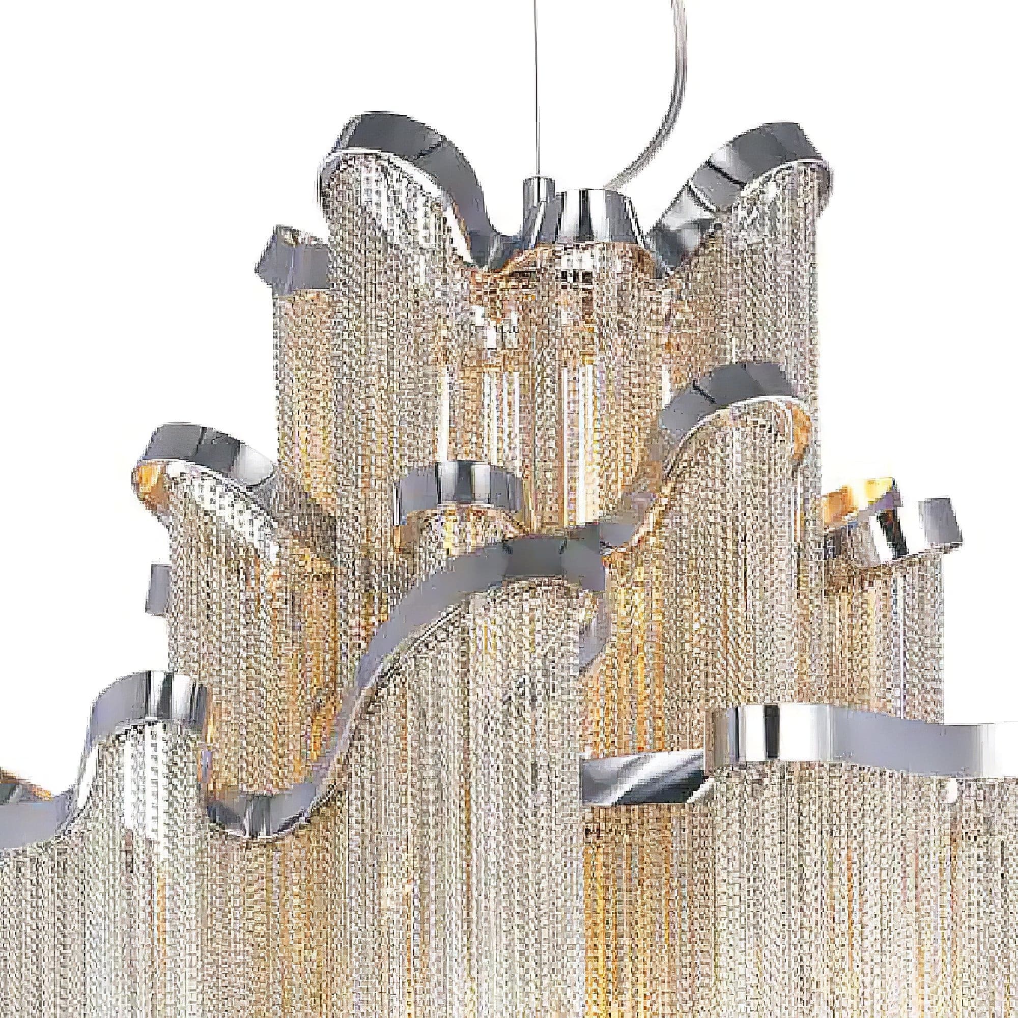 Fringe Chandelier - Lumpaz